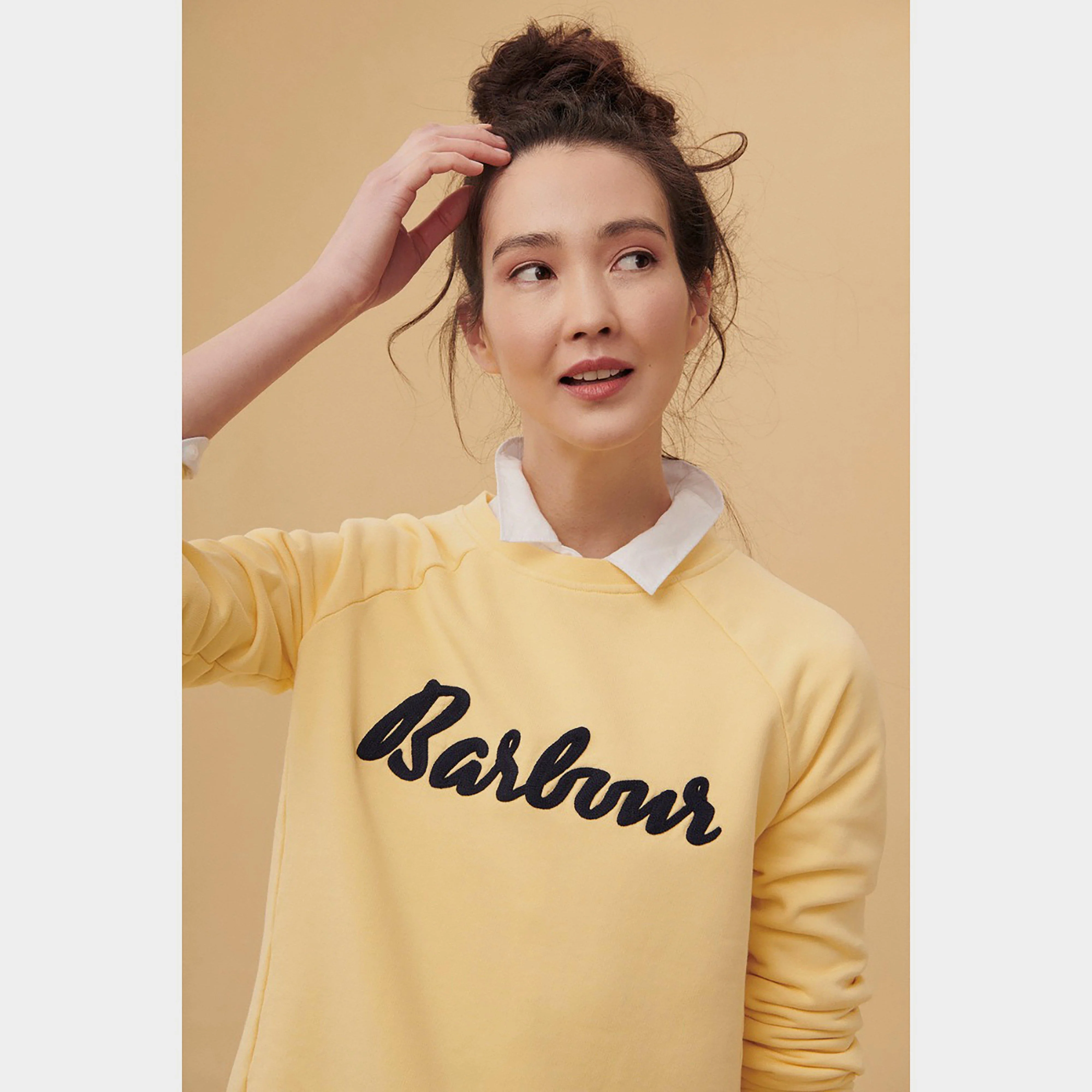 Womens Otterburn Sweatshirt Yellow Haze - Image 13