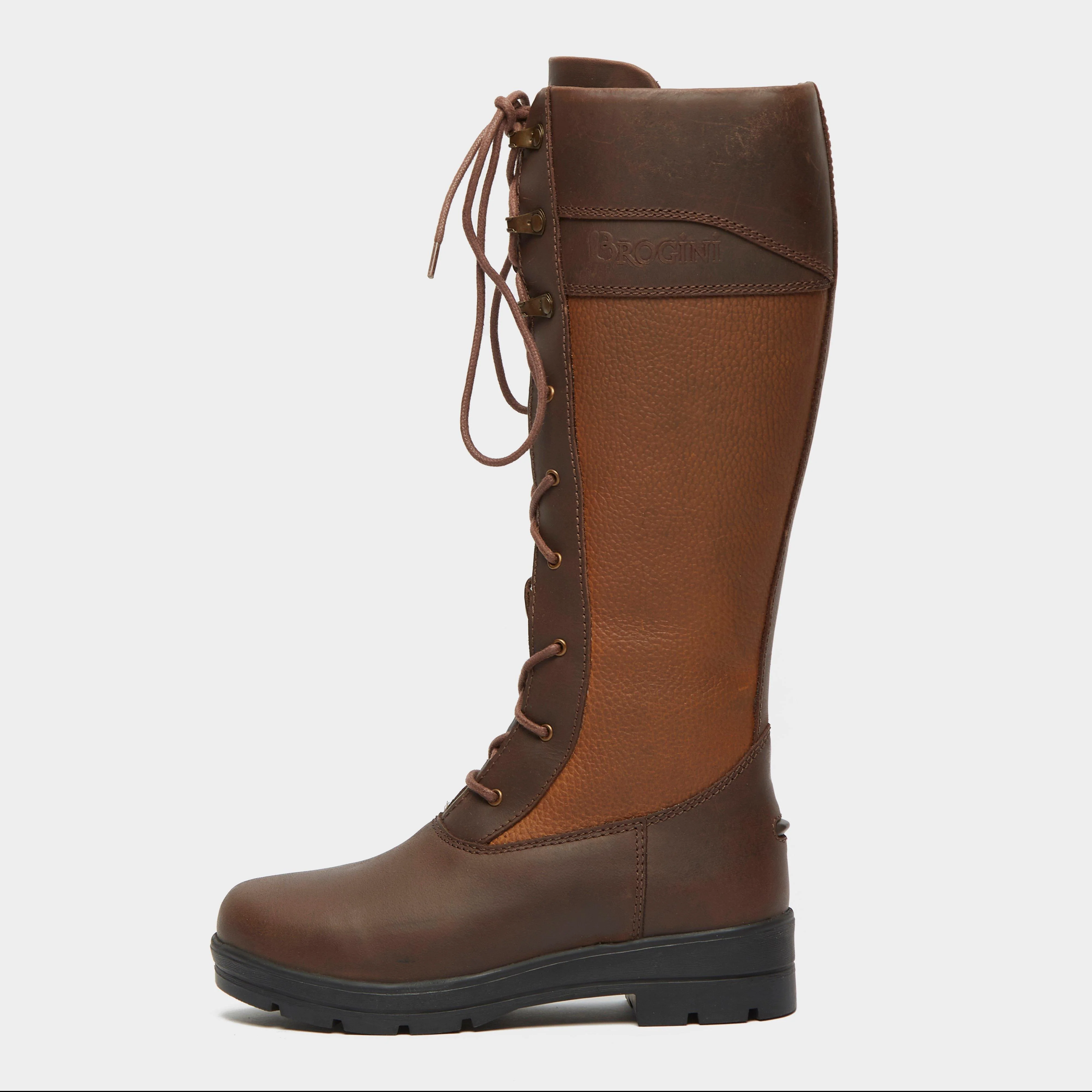 Malito Laced Country Boots Brown