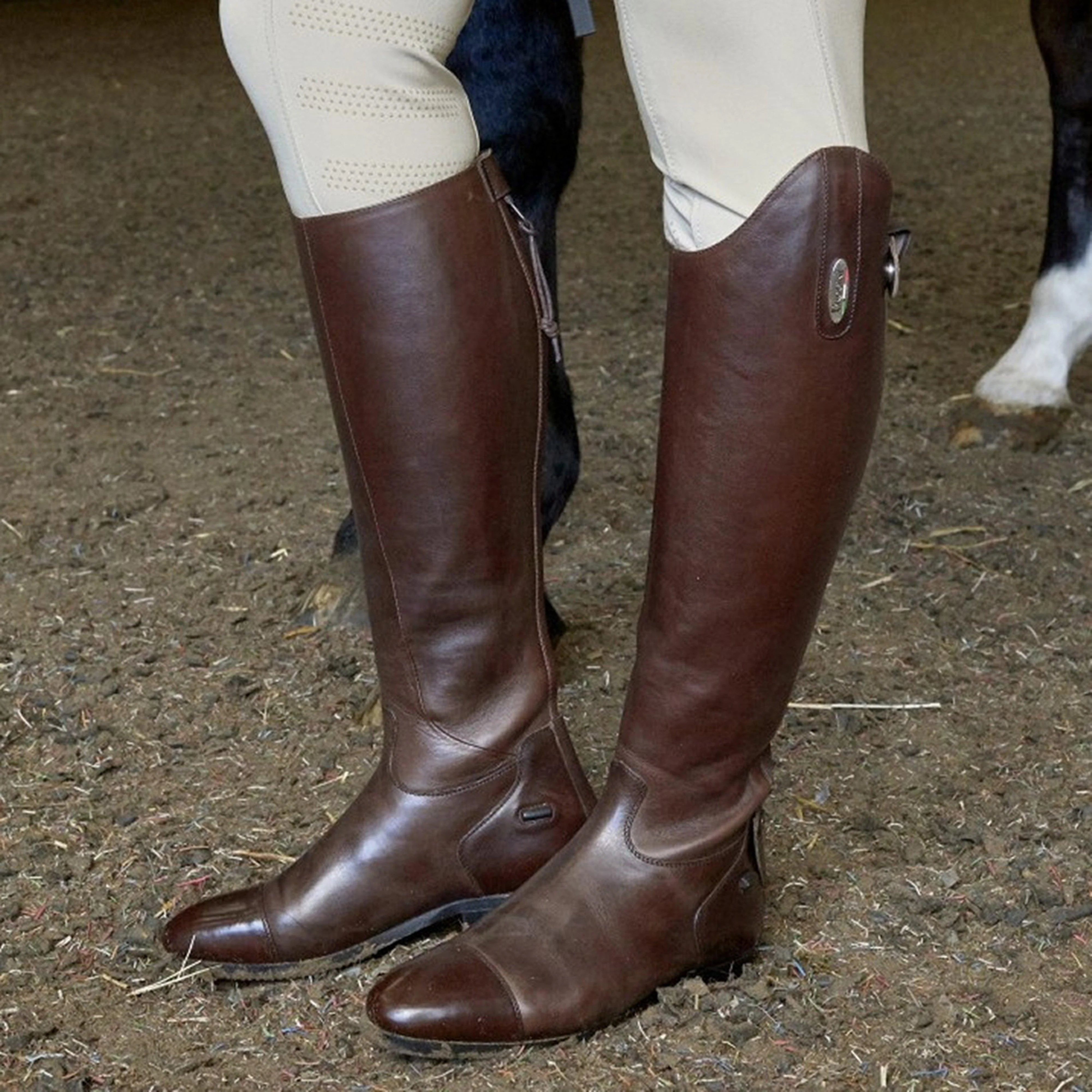 Womens Ostuni V2 Riding Boots Brown - Image 2