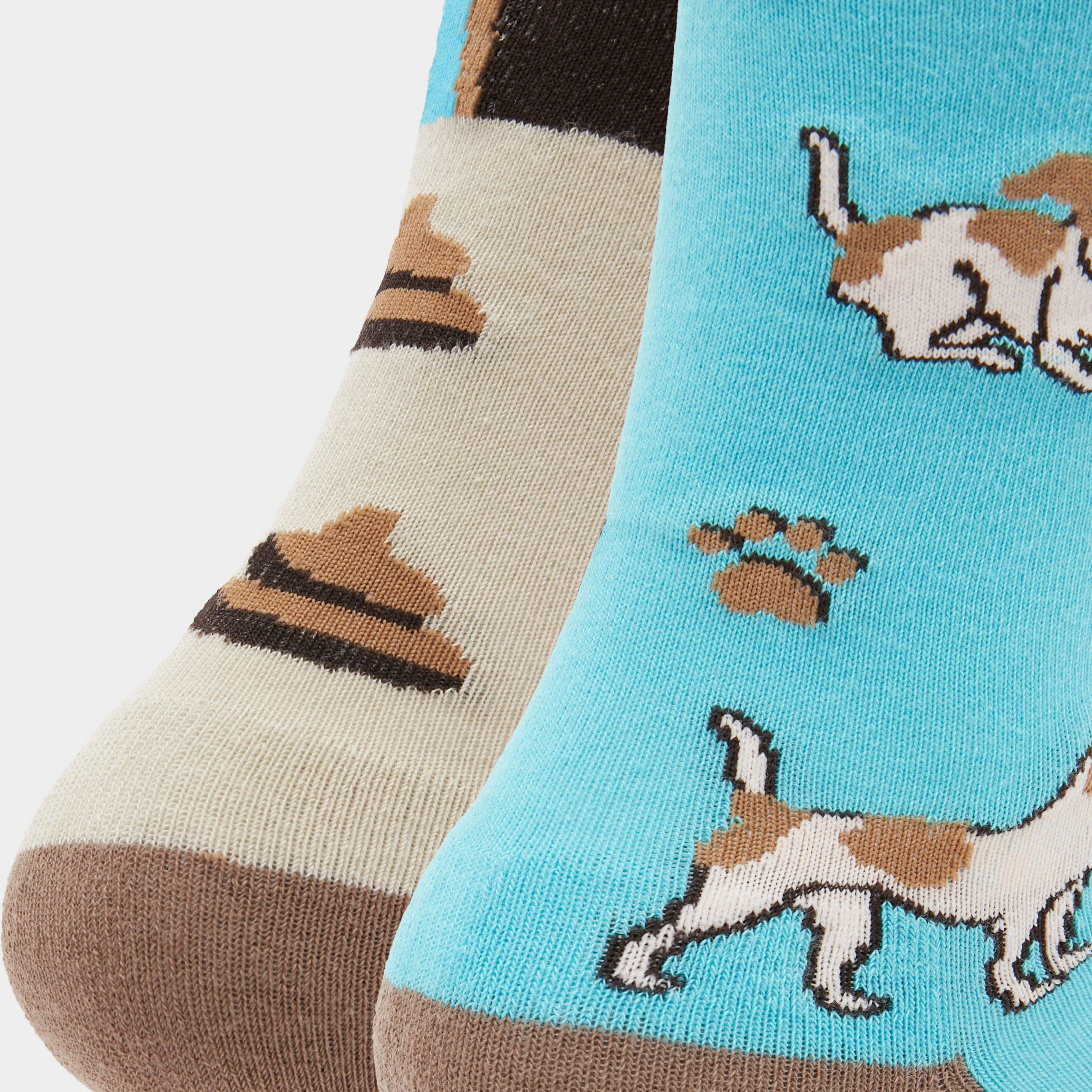 Womens Novelty Socks Jack Russell - Image 4