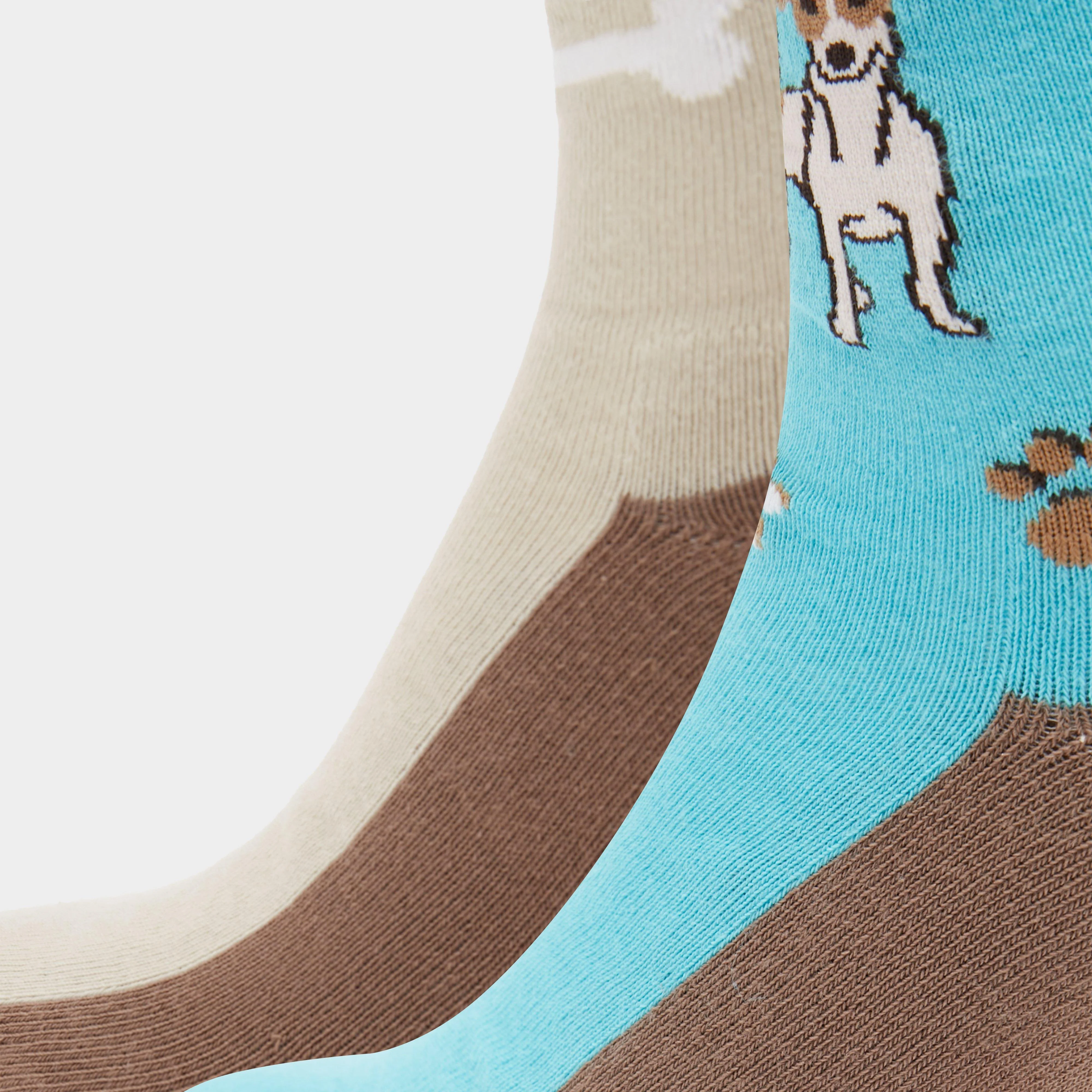 Womens Novelty Socks Jack Russell - Image 5