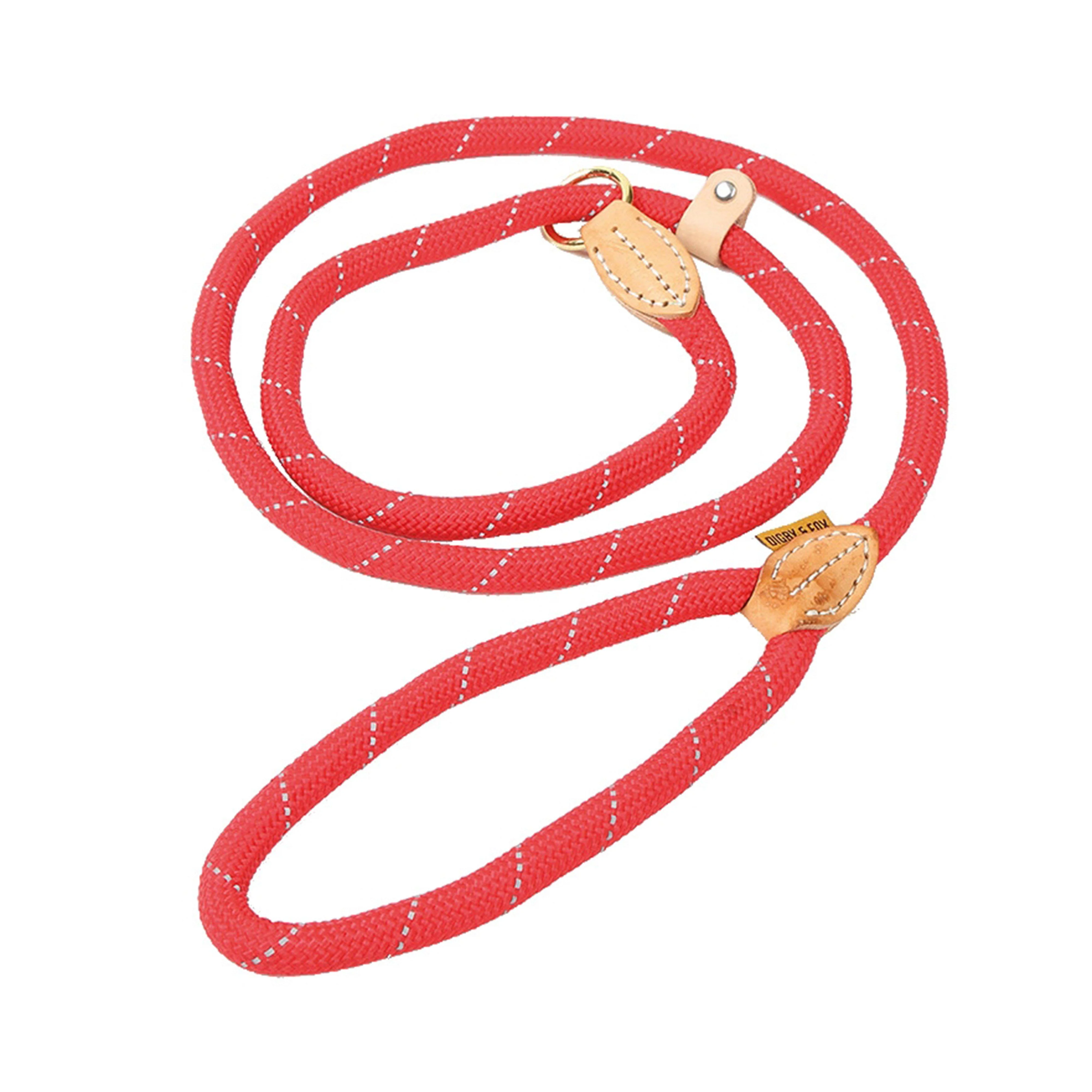 Reflective Slip Dog Lead Red - Image 2