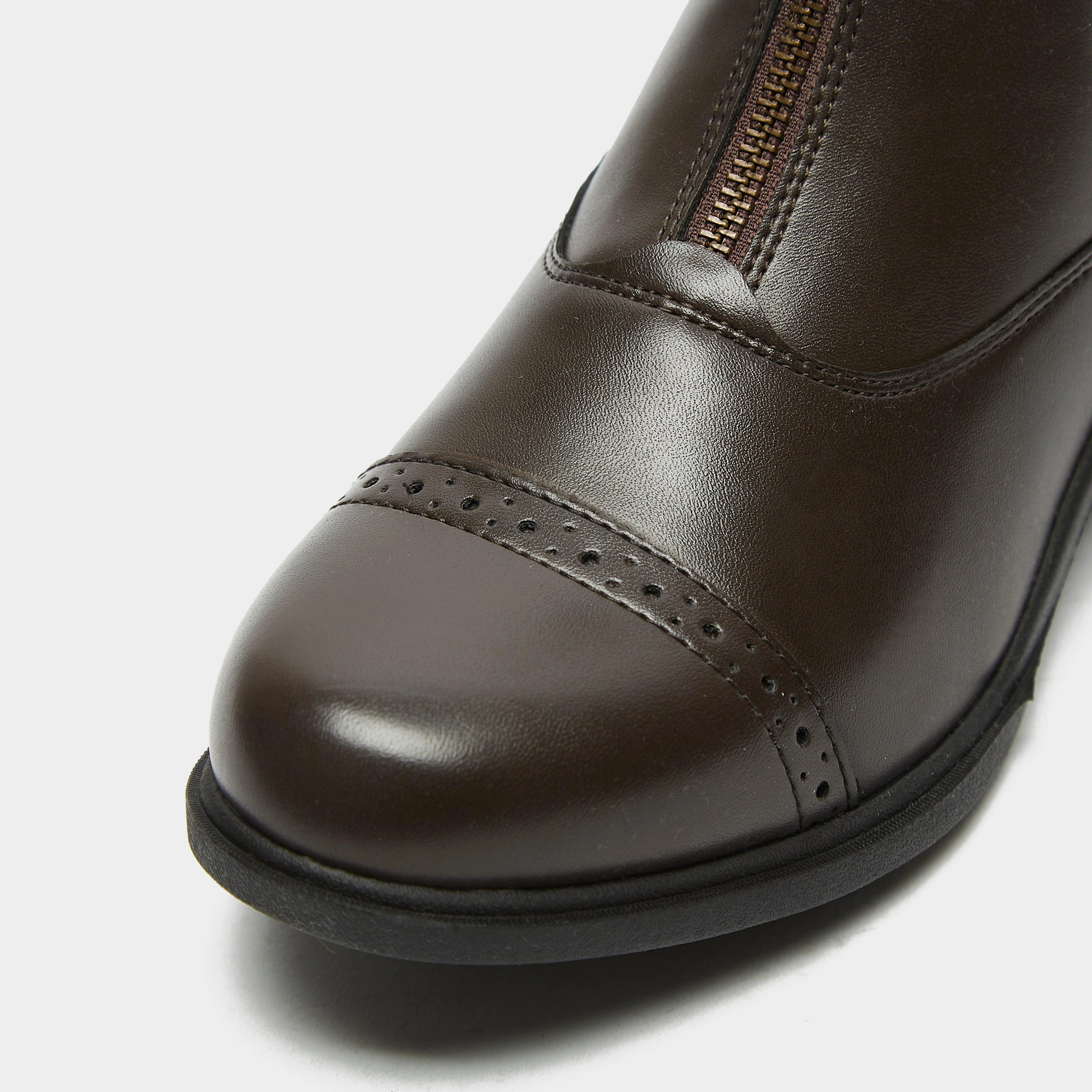 Womens Altitude Zip Paddock Boots Brown - Image 11