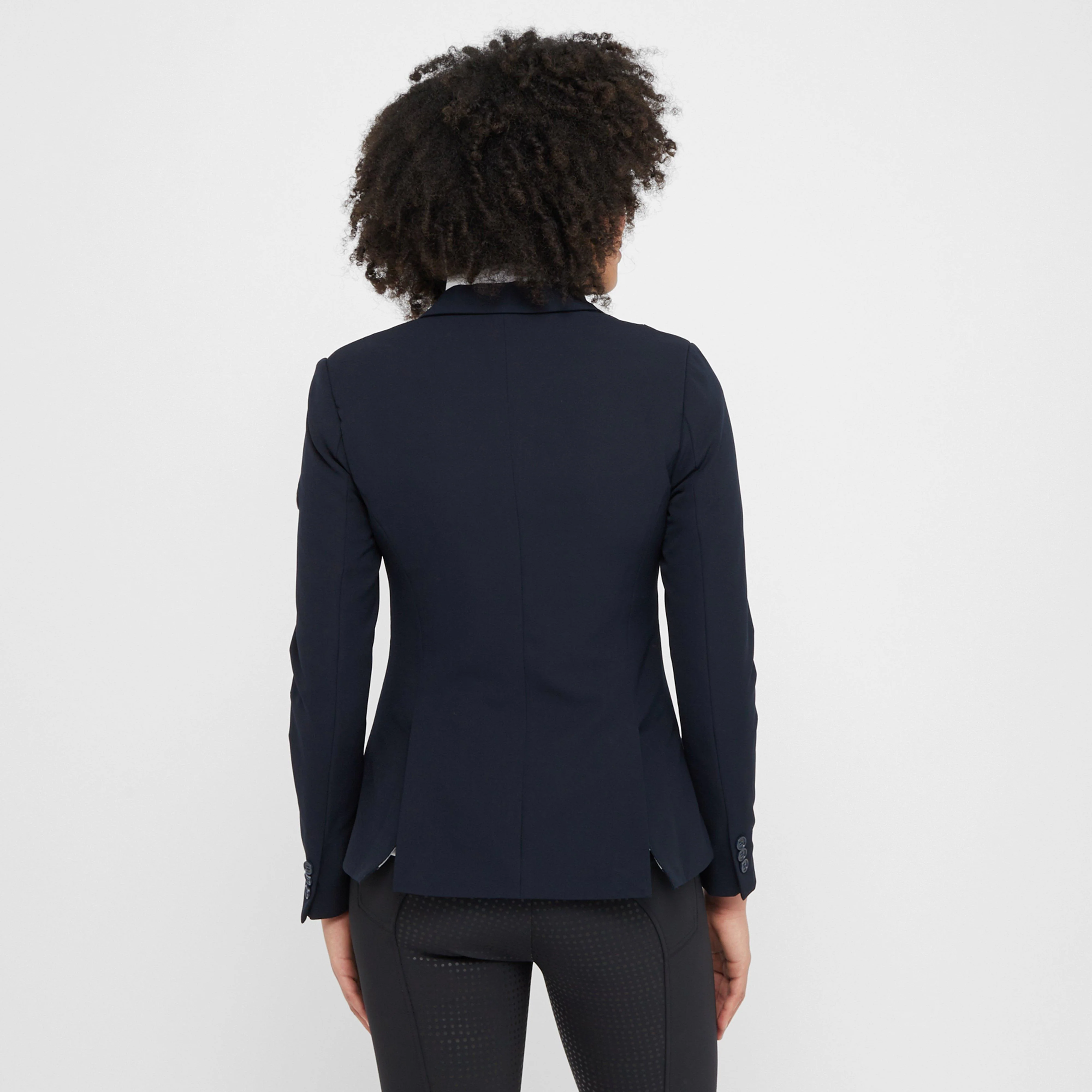 Womens Casey Tailored Show Jacket Navy - Image 3