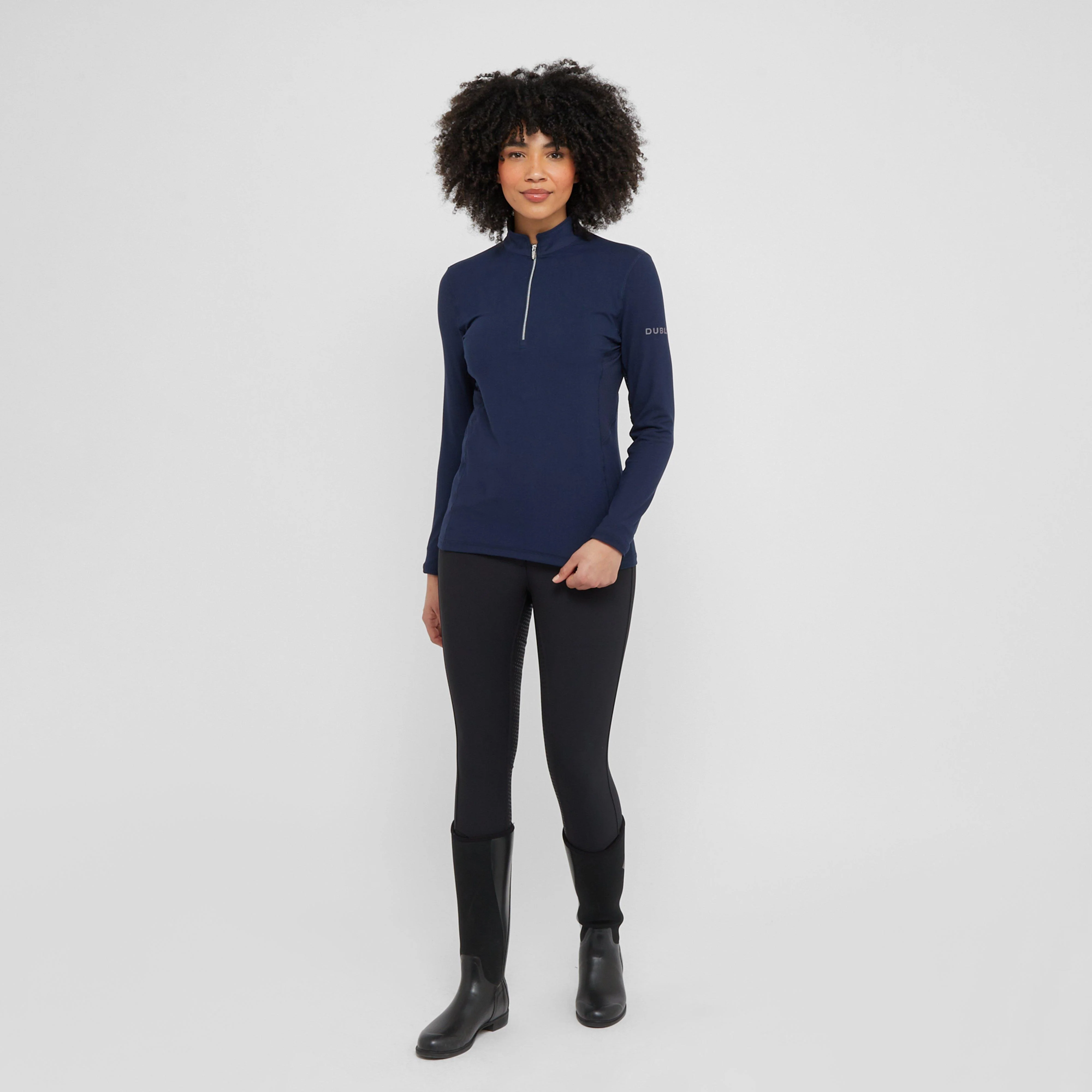 Womens Shelby Full Seat Breeches Black - Image 2