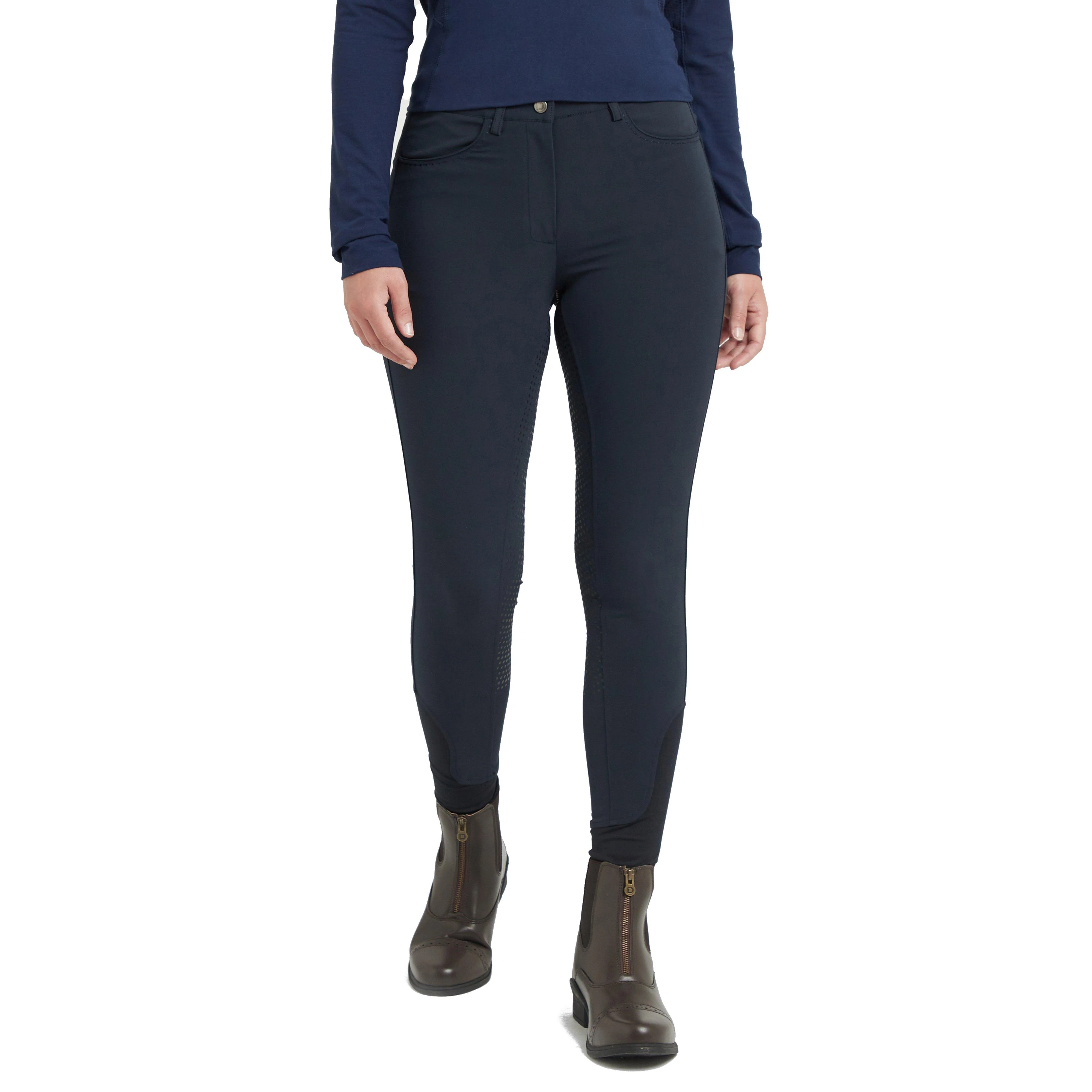 Womens Shelby Full Seat Breeches Navy - Image 9