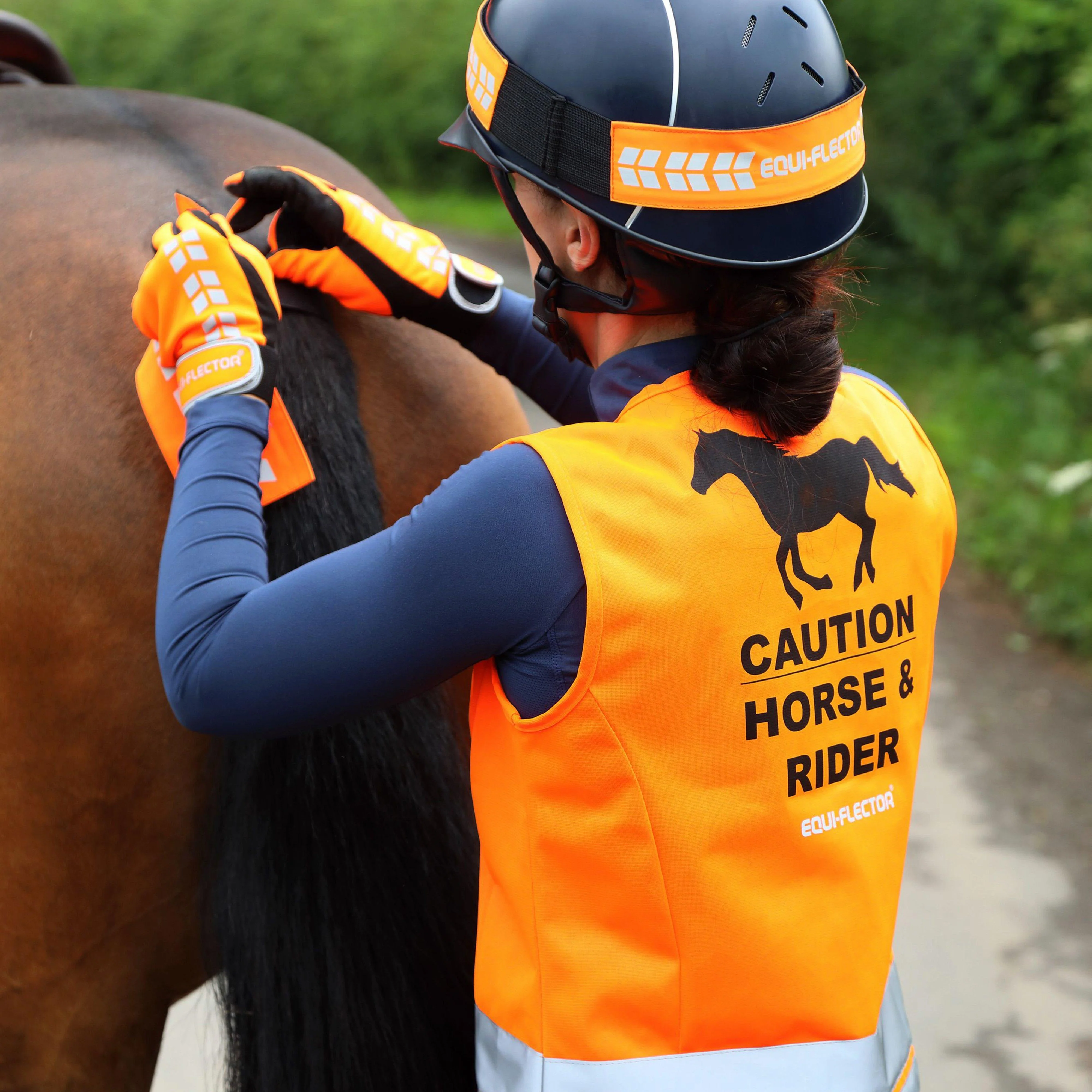 Adults Hi-Vis Vest Orange - Image 5