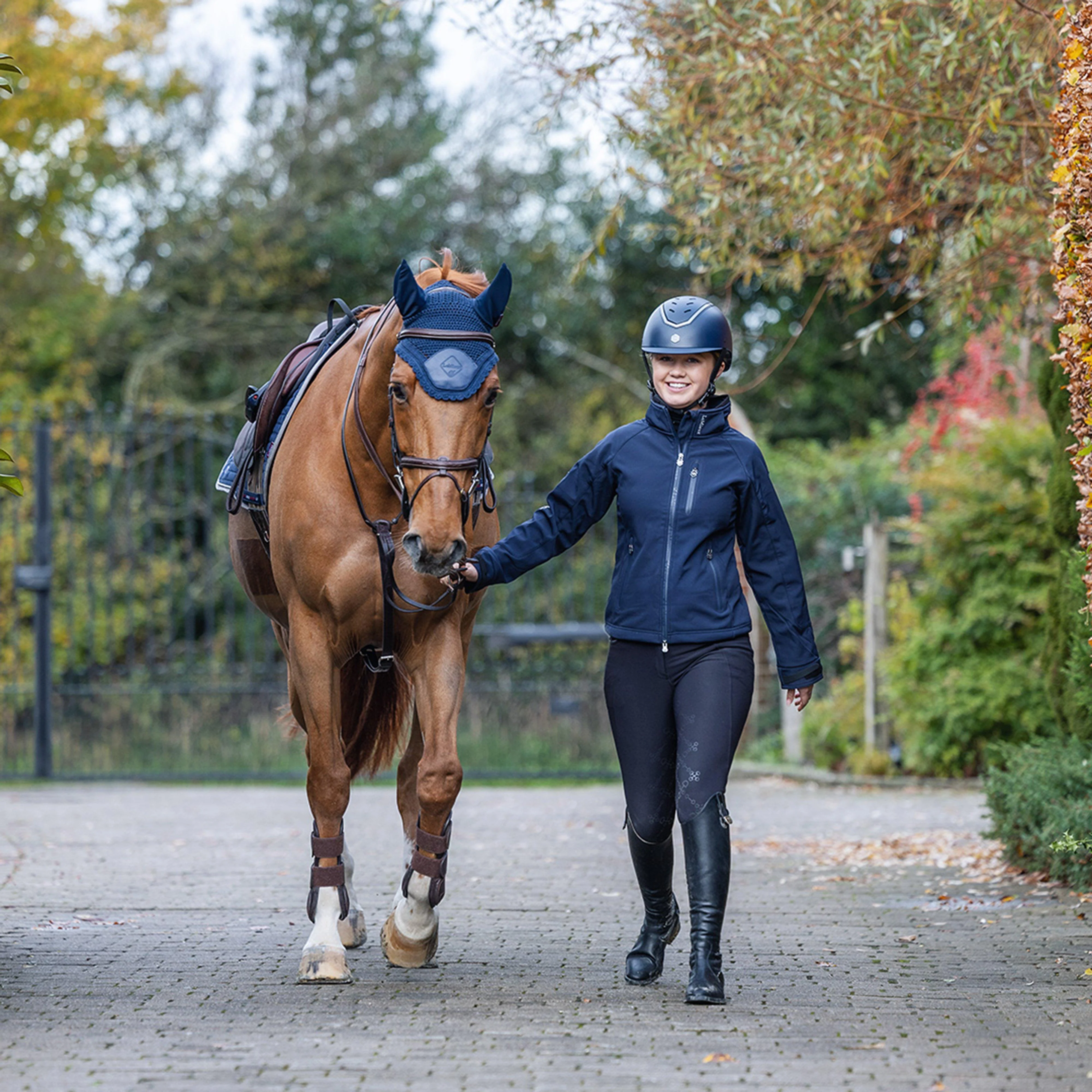 Kylo Standard Peak Riding Hat Navy Matte - Image 6