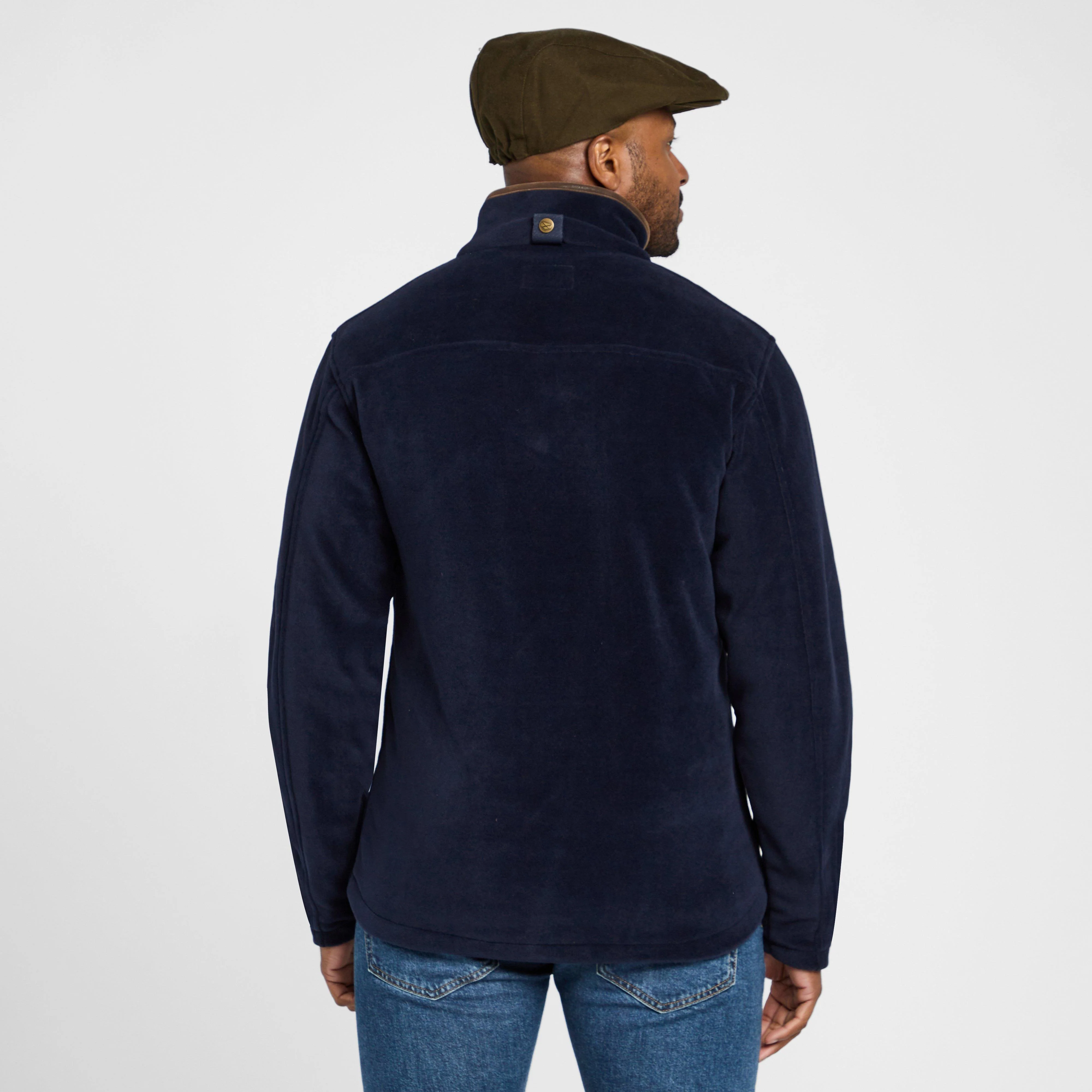Mens Stenton Technical Fleece Jacket Midnight Navy - Image 2