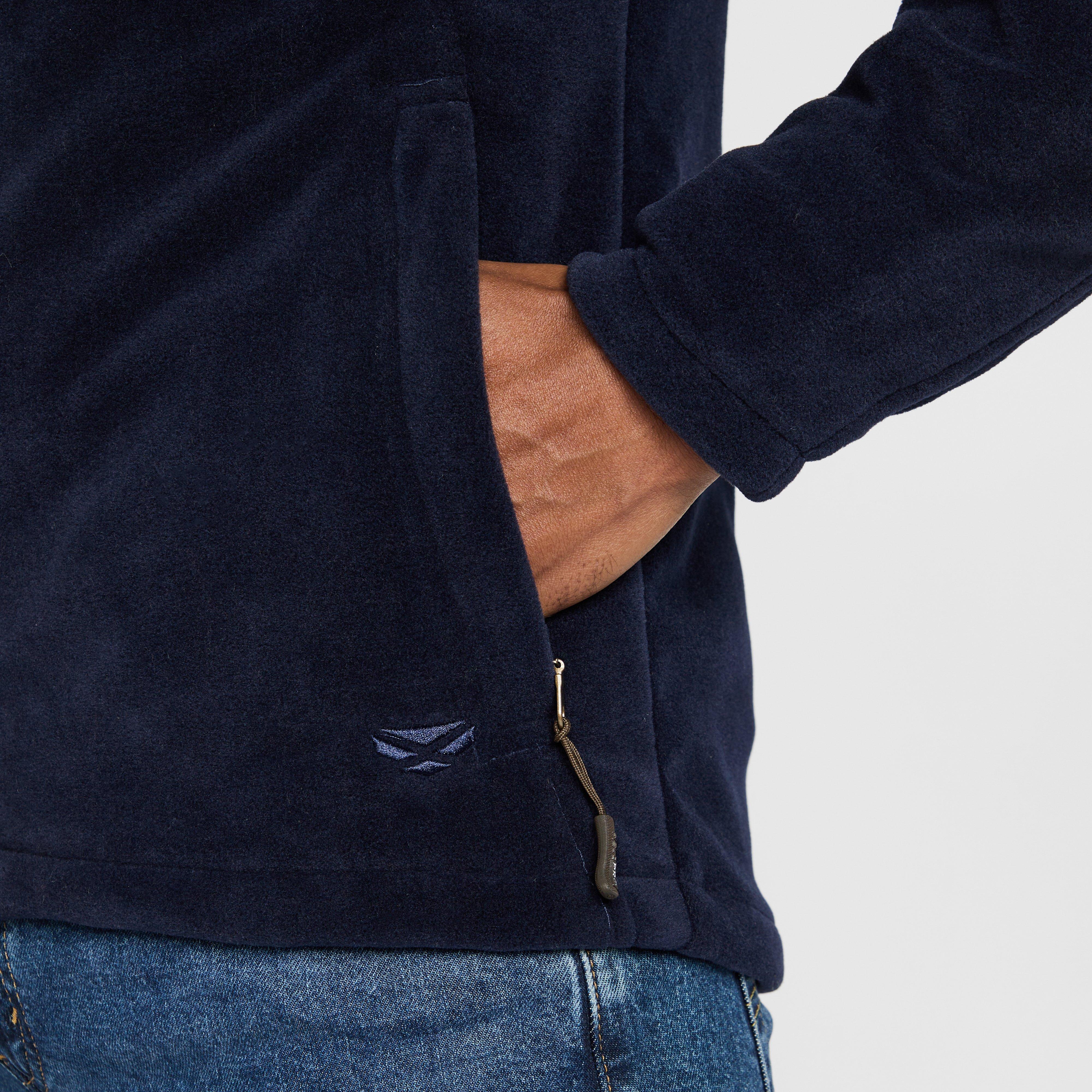 Mens Stenton Technical Fleece Jacket Midnight Navy - Image 6