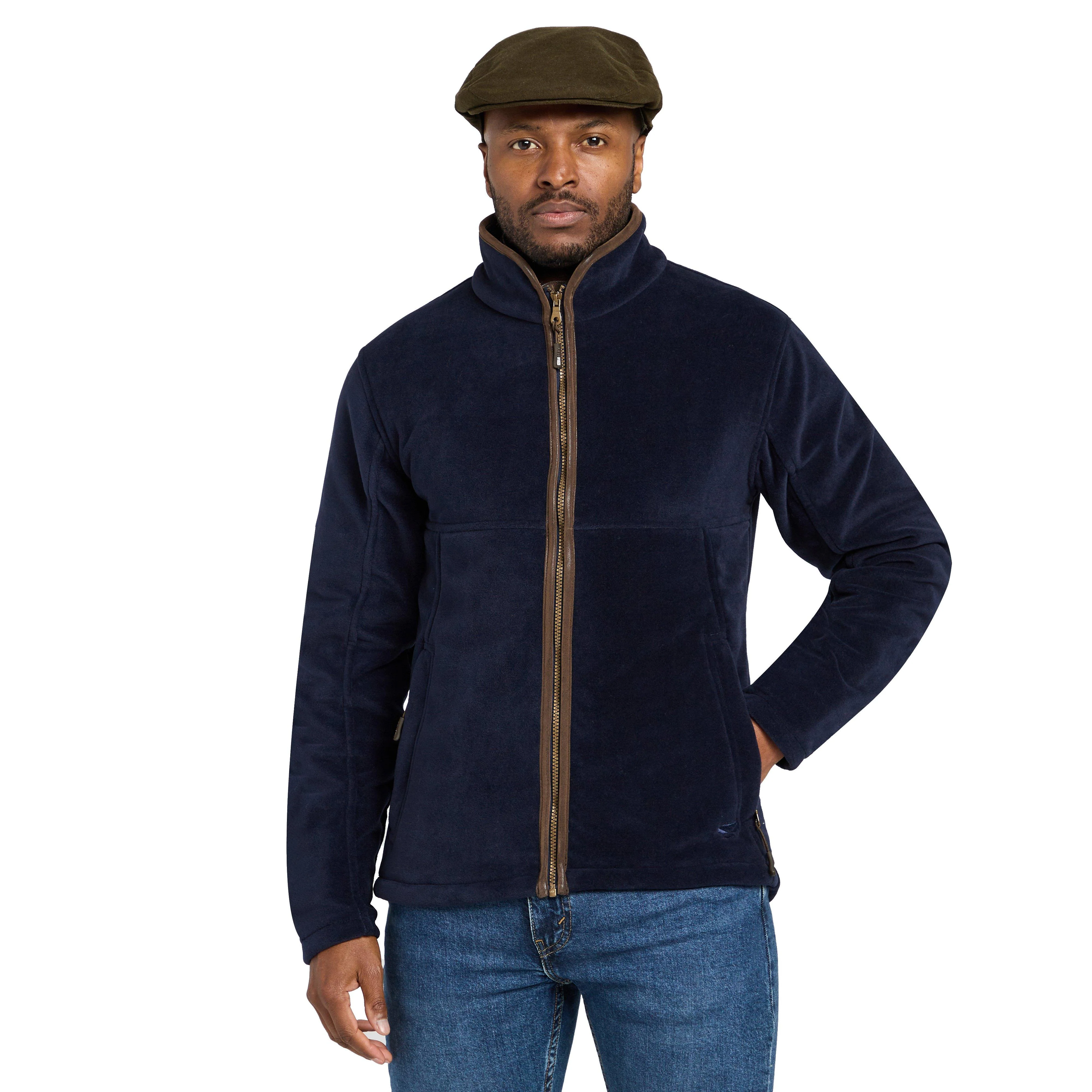 Mens Stenton Technical Fleece Jacket Midnight Navy - Image 8