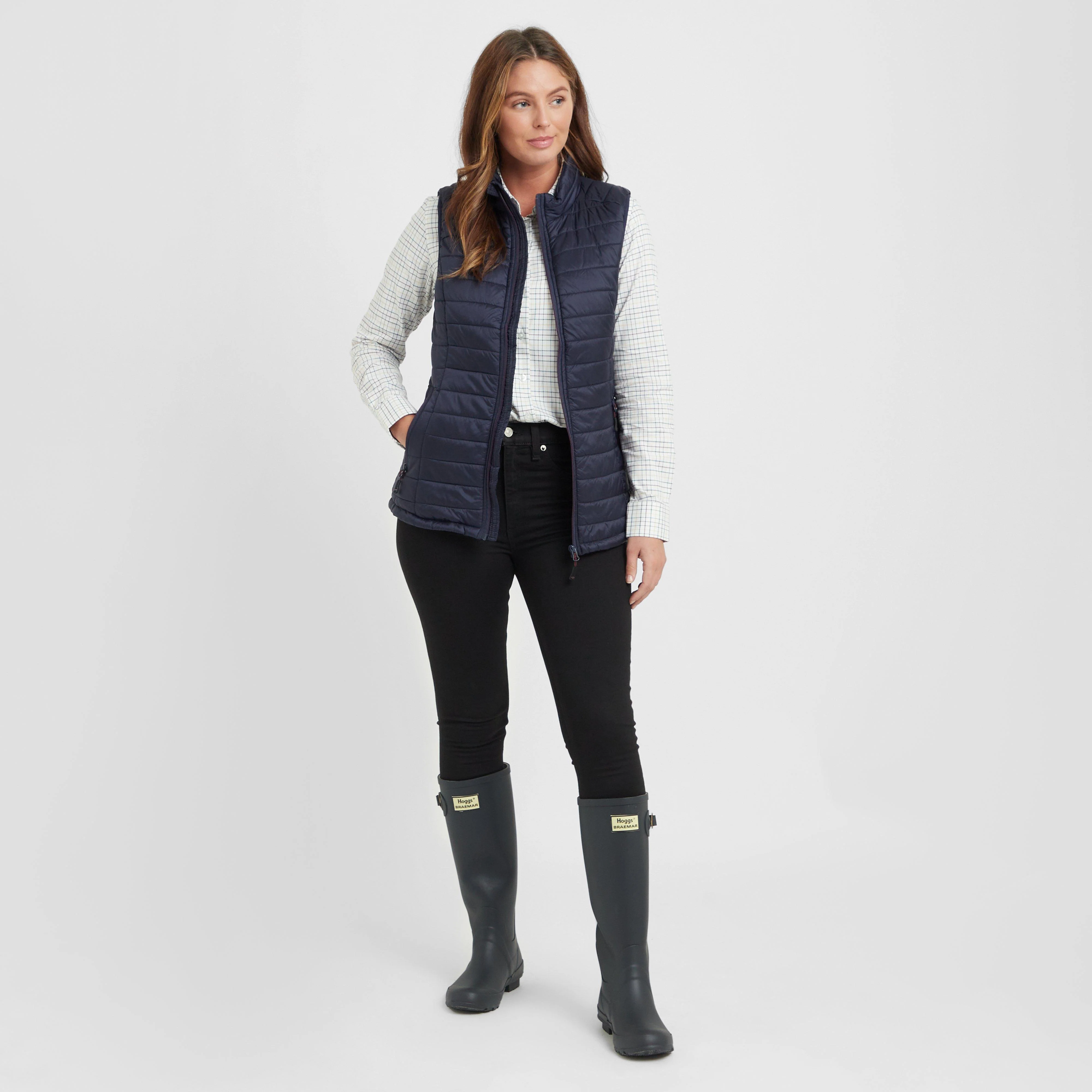Womens Kingston Rip-Stop Gilet Navy/Merlot - Image 3