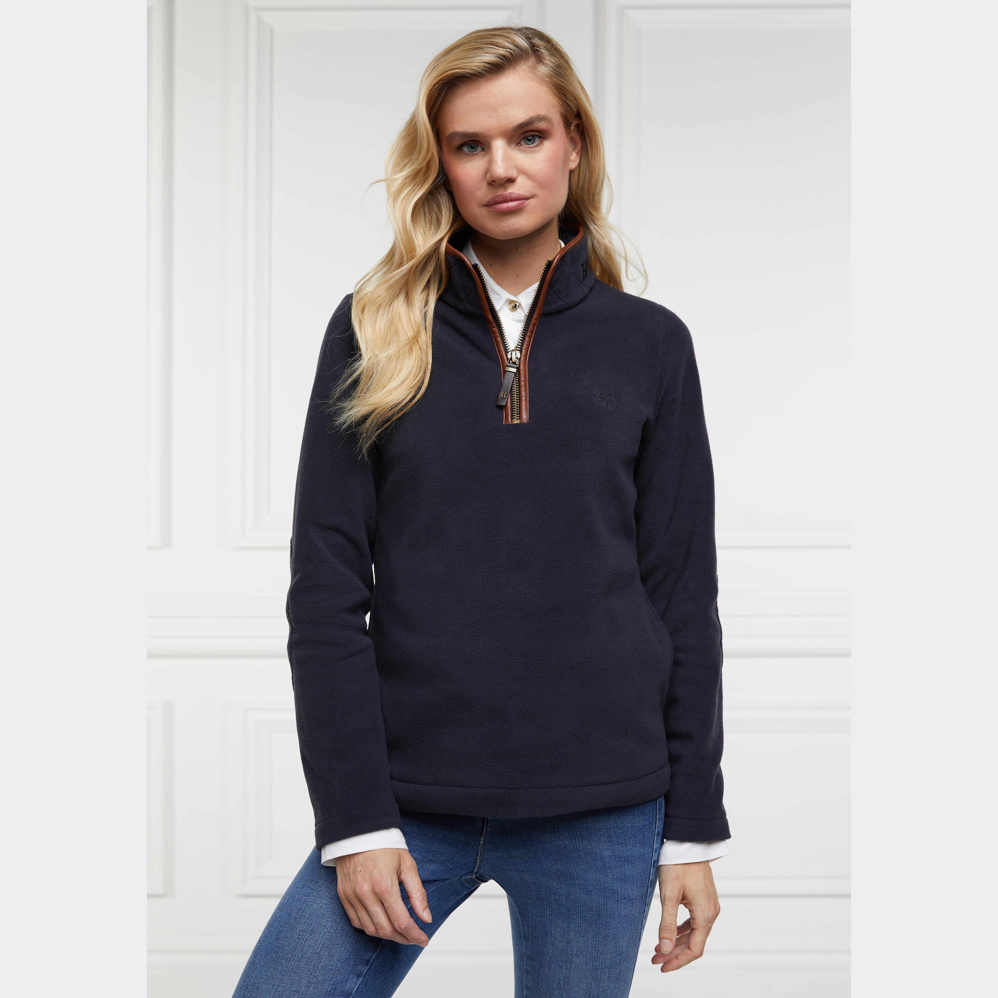 Womens Country Half Zip Fleece Ink Navy - Image 2