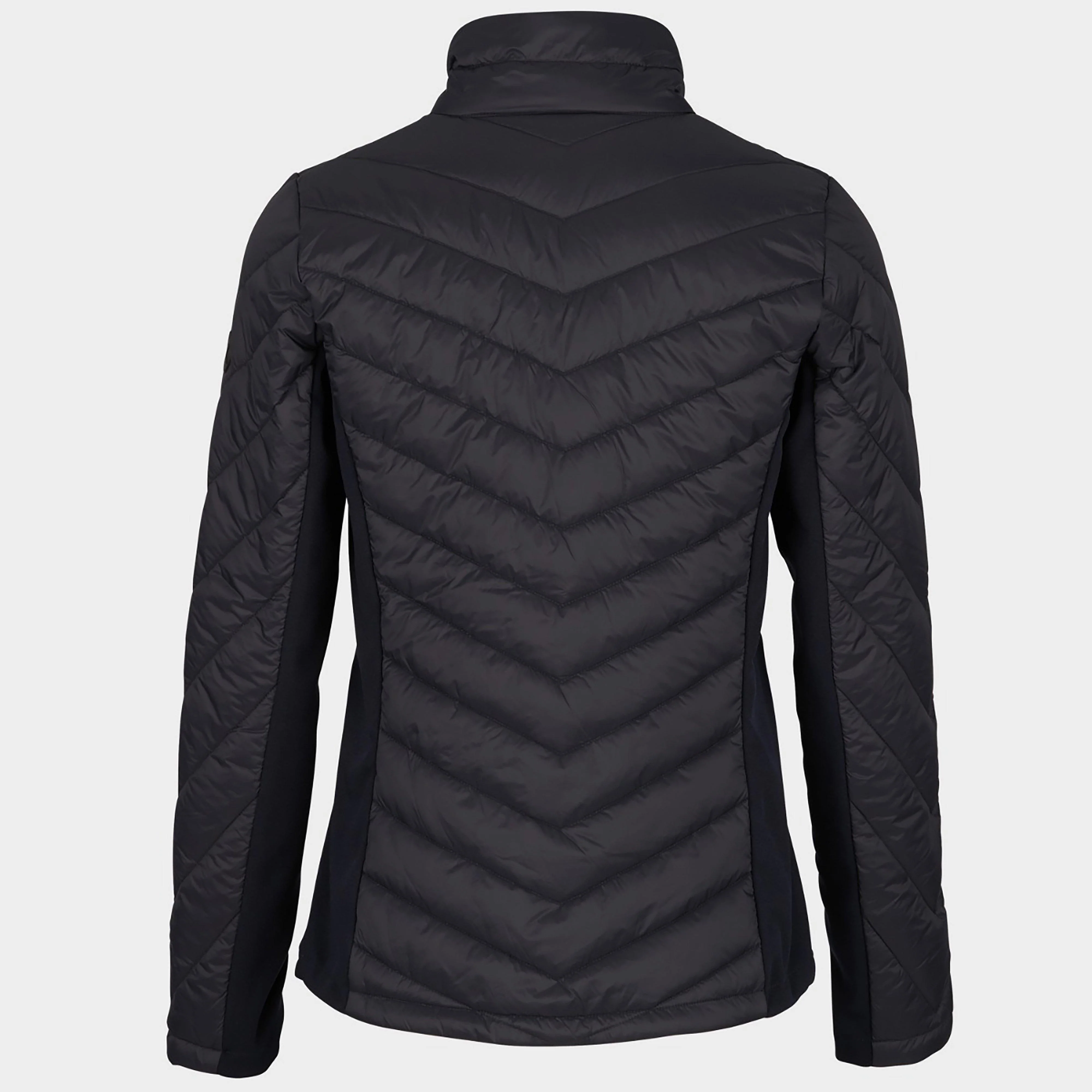 Ladies Isla Padded Hybrid Jacket Dark Navy - Image 3