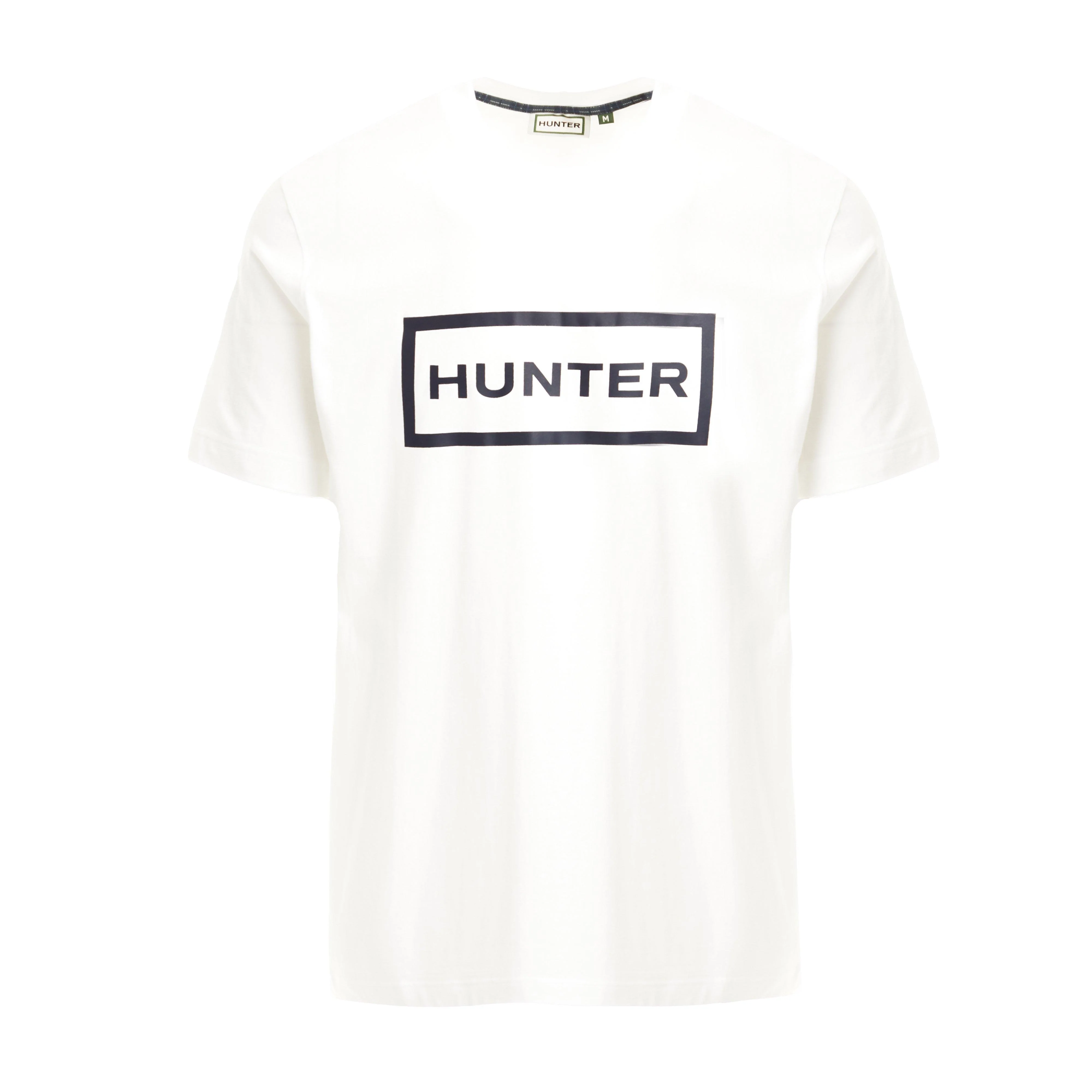 Green Label Mens Barry Big Logo T-Shirt White - Image 5