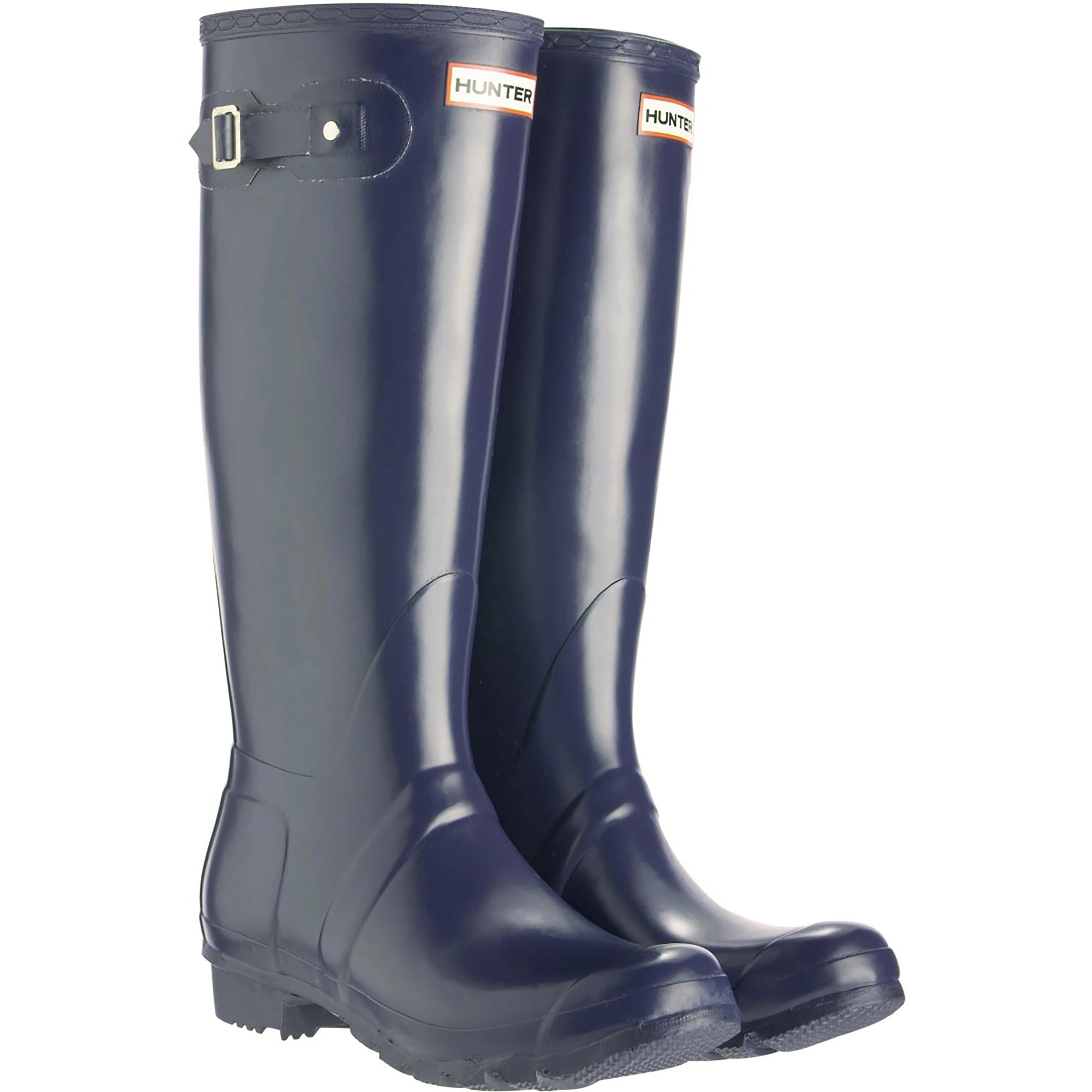 Mens Original Tall Wellington Boots Navy - Image 5