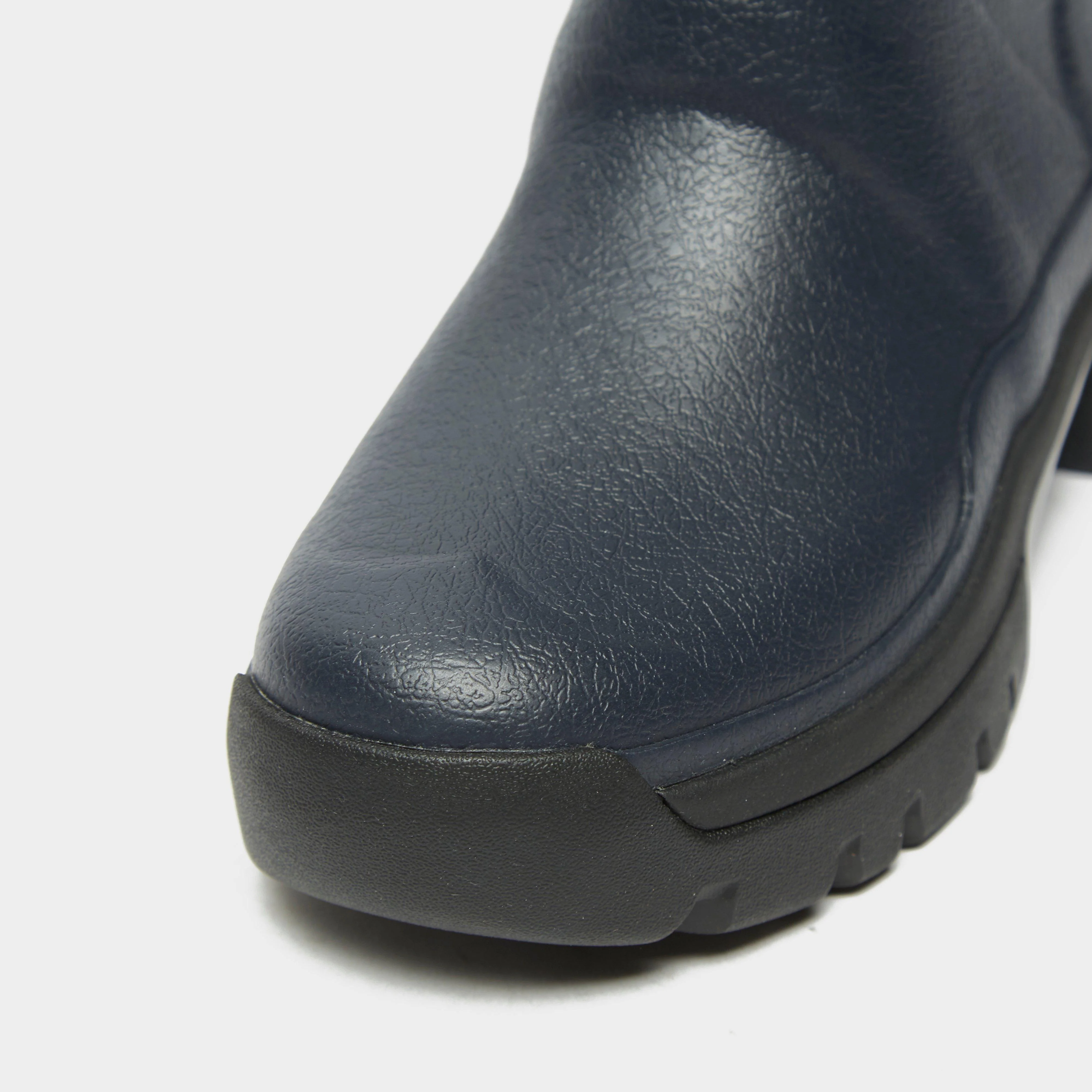 Womens Balmoral Neoprene Side Adjustable Wellington Boots Navy/Peppercorn - Image 6