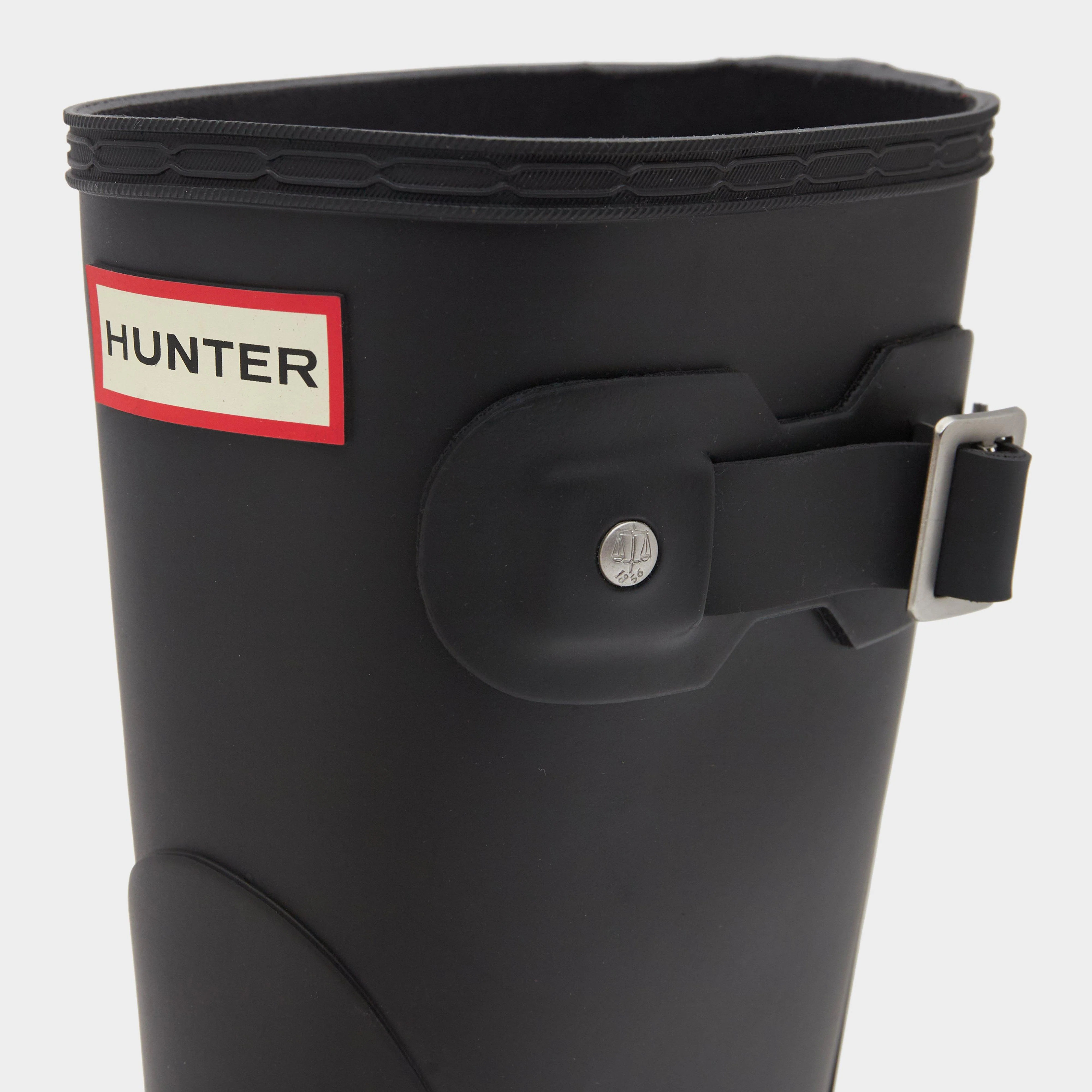 Womens Original Short Wellington Boots Black - Image 5