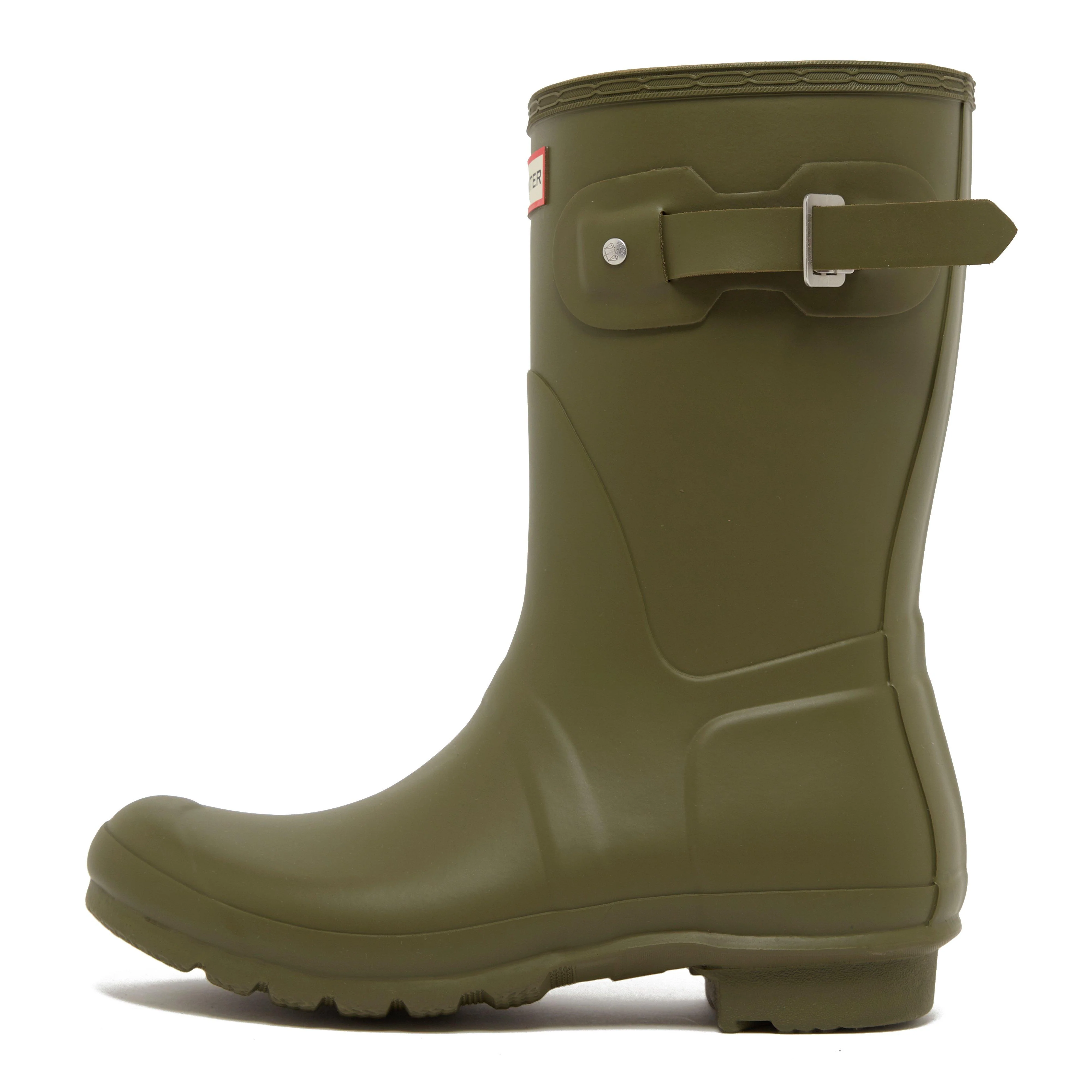 Womens Original Short Wellington Boots Olive - Image 7