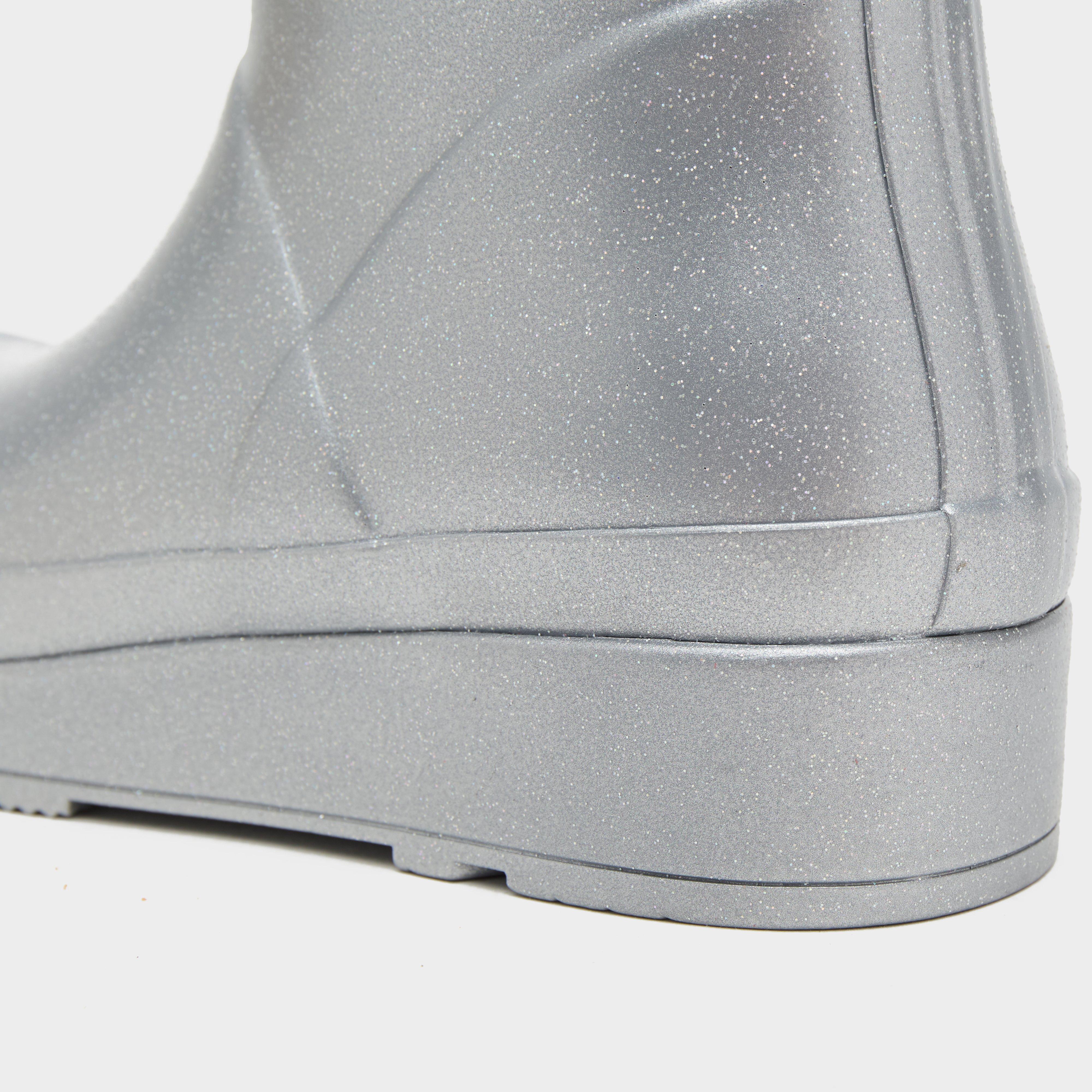 Womens Play Short Cosmic Wellington Boots Silver - Image 6
