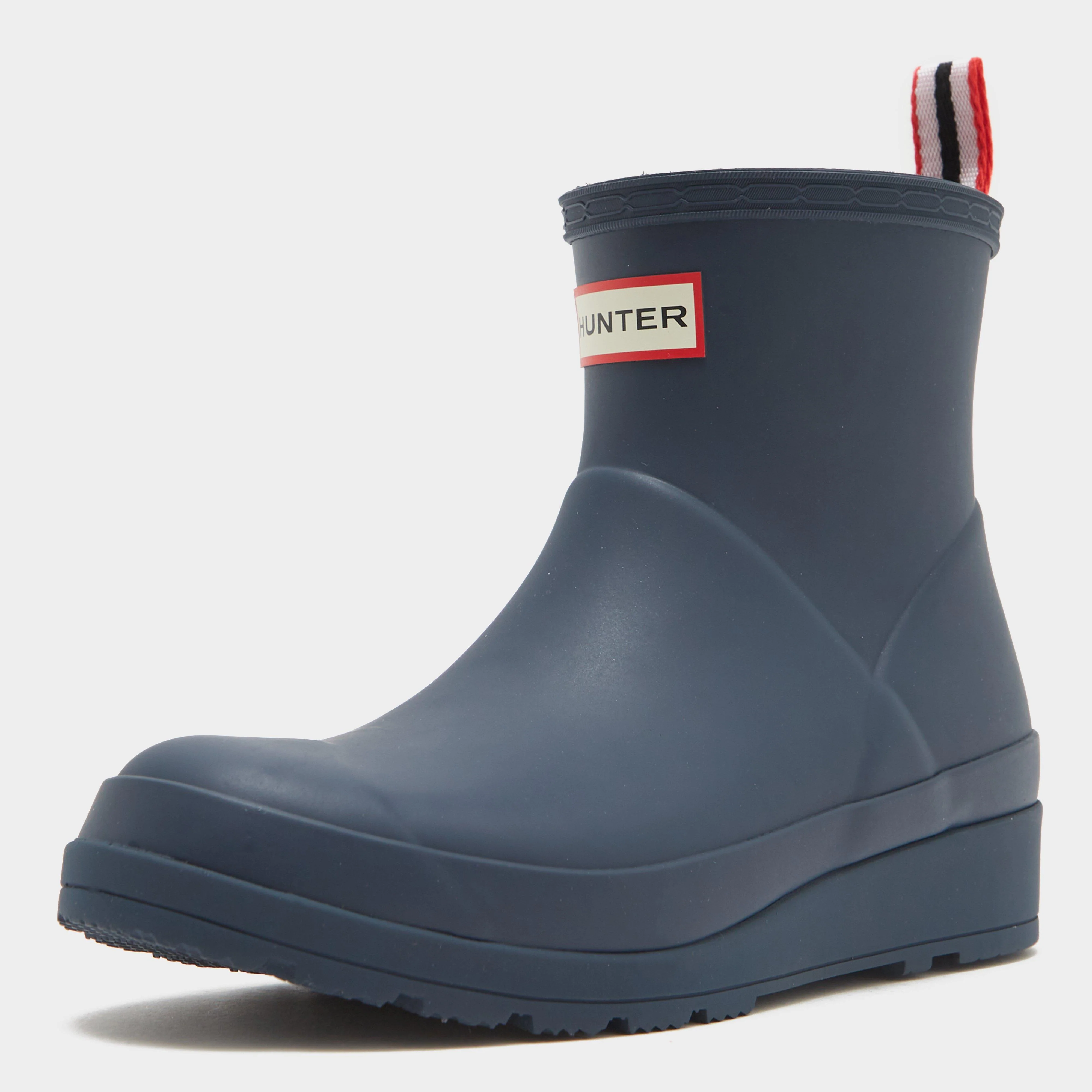 Womens Play Short Wellington Boots Navy - Image 3