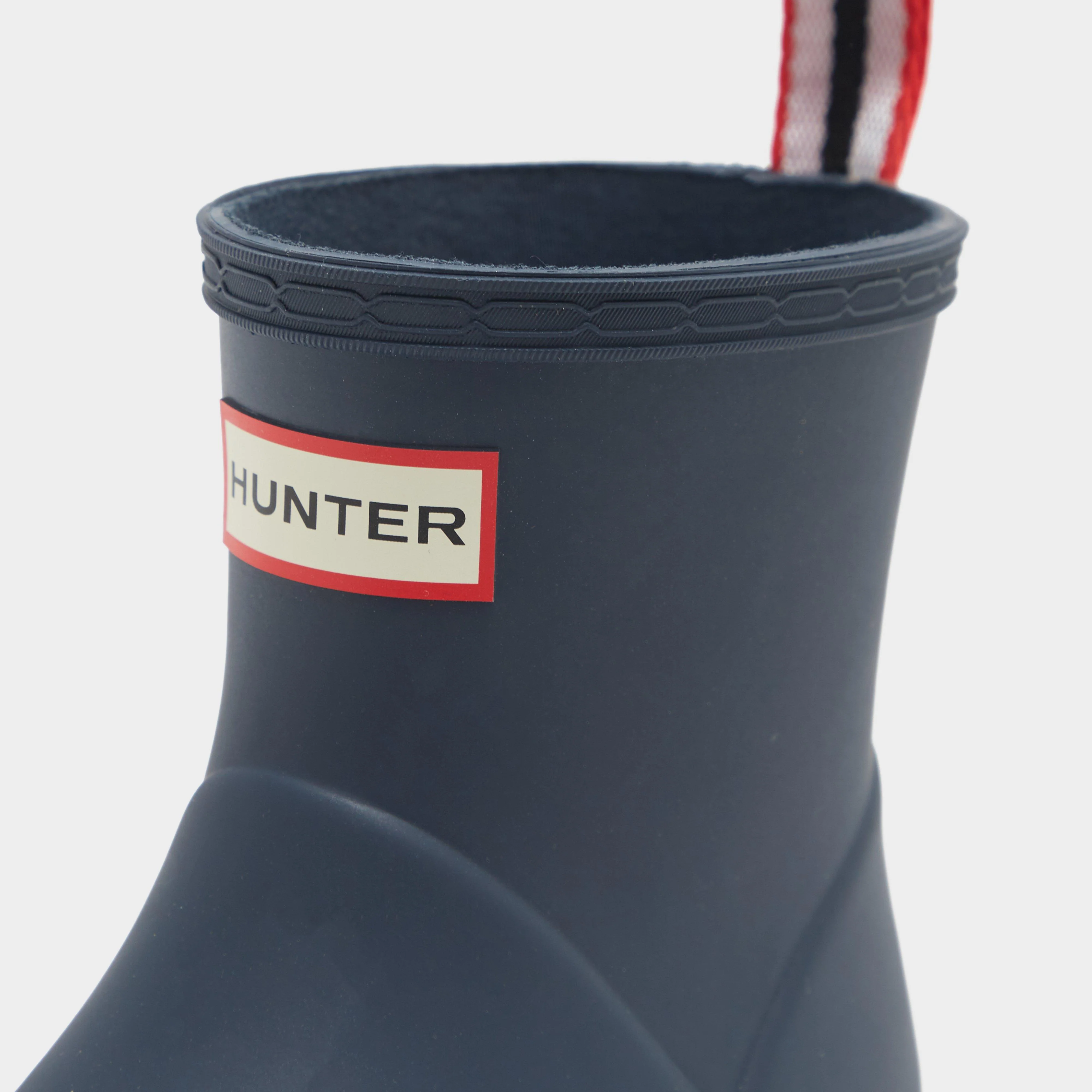 Womens Play Short Wellington Boots Navy - Image 4