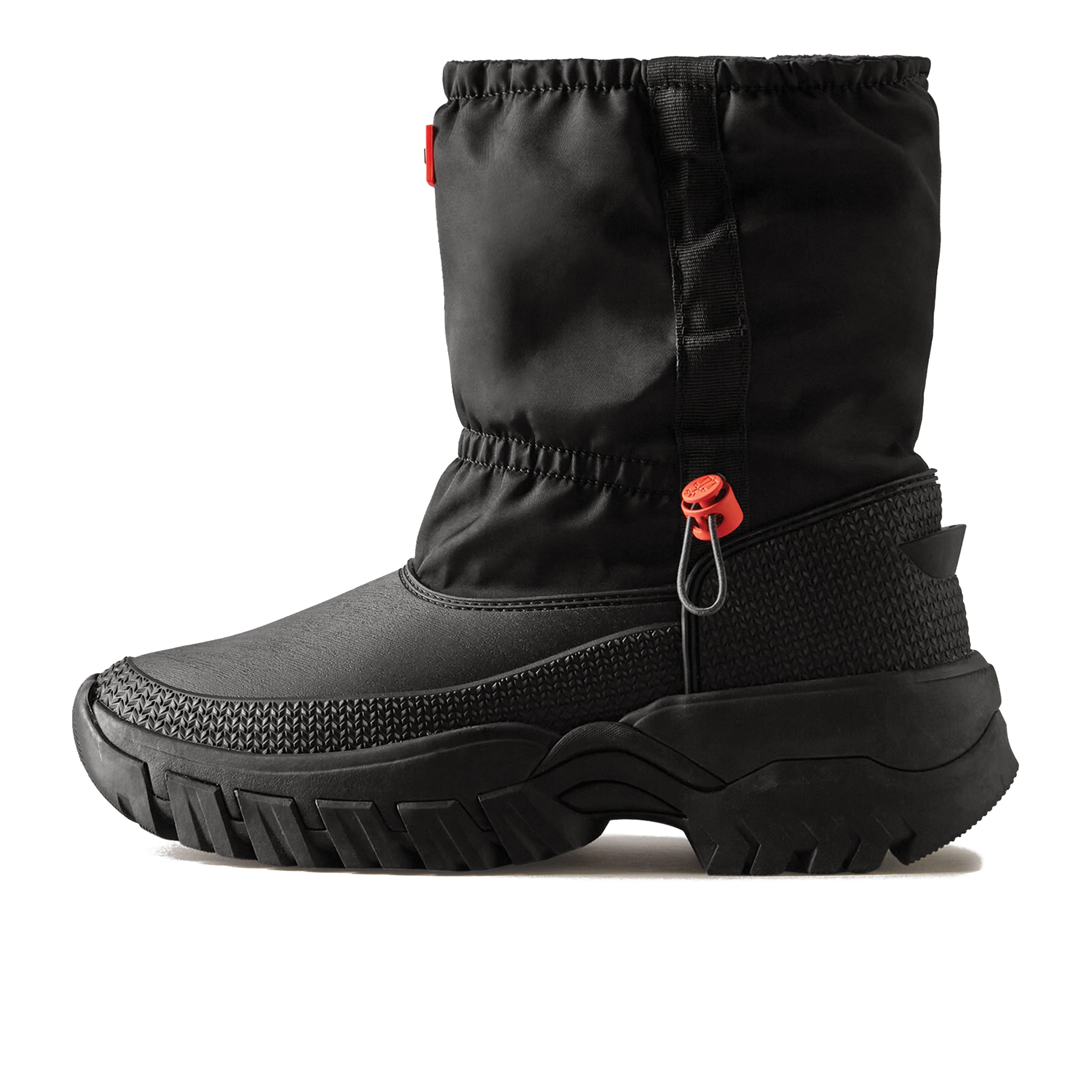 Womens Wanderer Short Snow Boots Black - Image 2