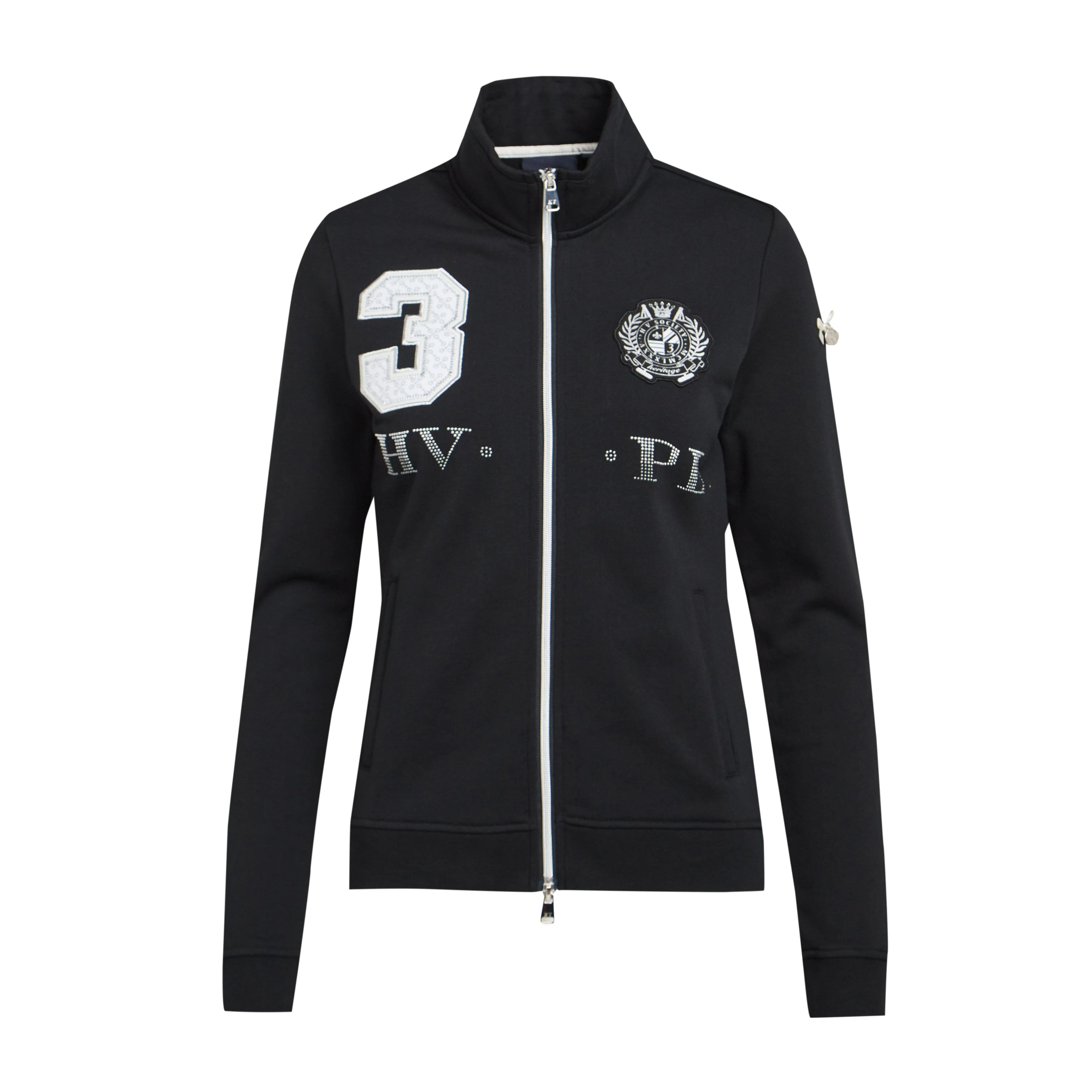 Womens Favouritas Gold Sweat Cardigan Black - Image 9