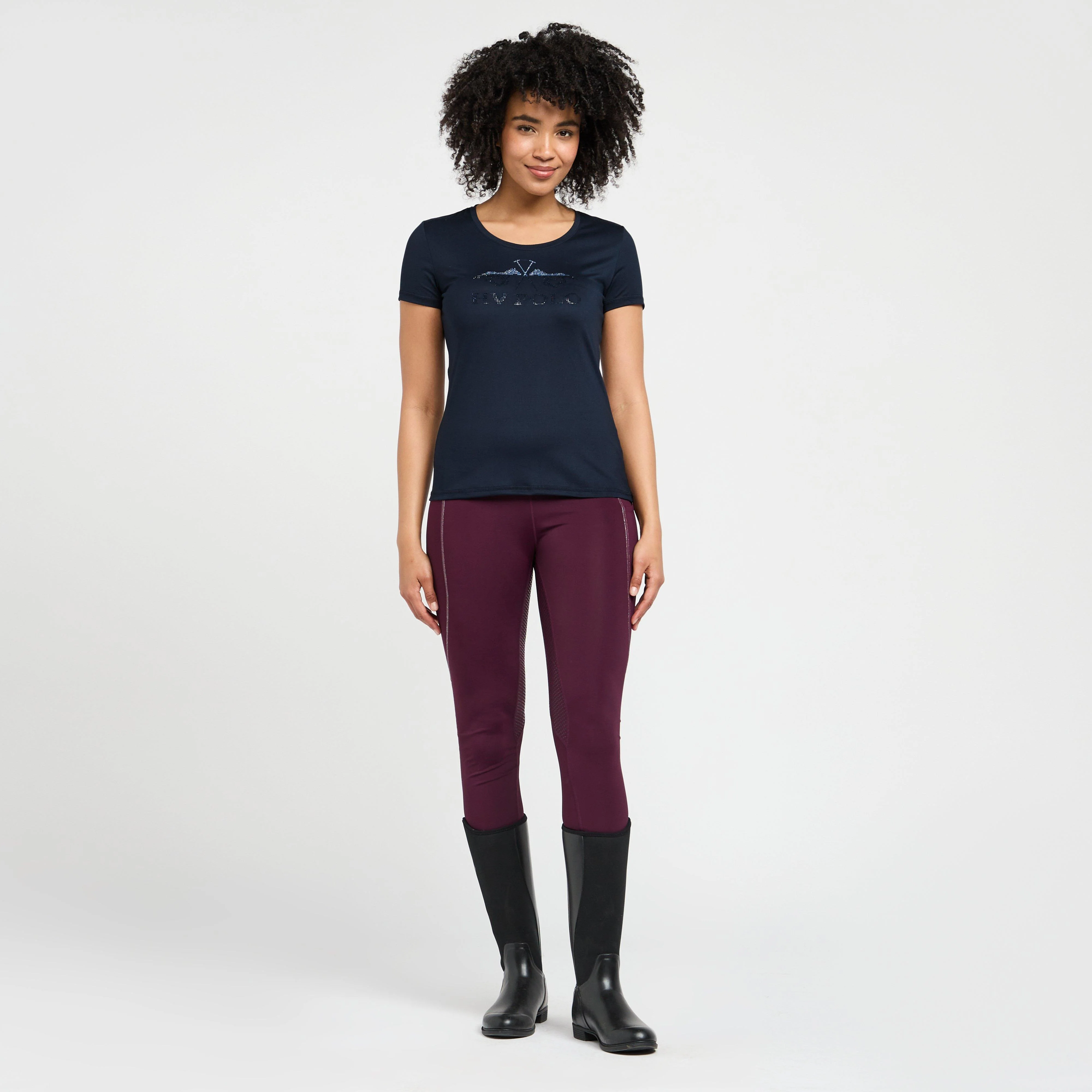 Womens Favouritas Limited Tech T-Shirt Navy - Image 3