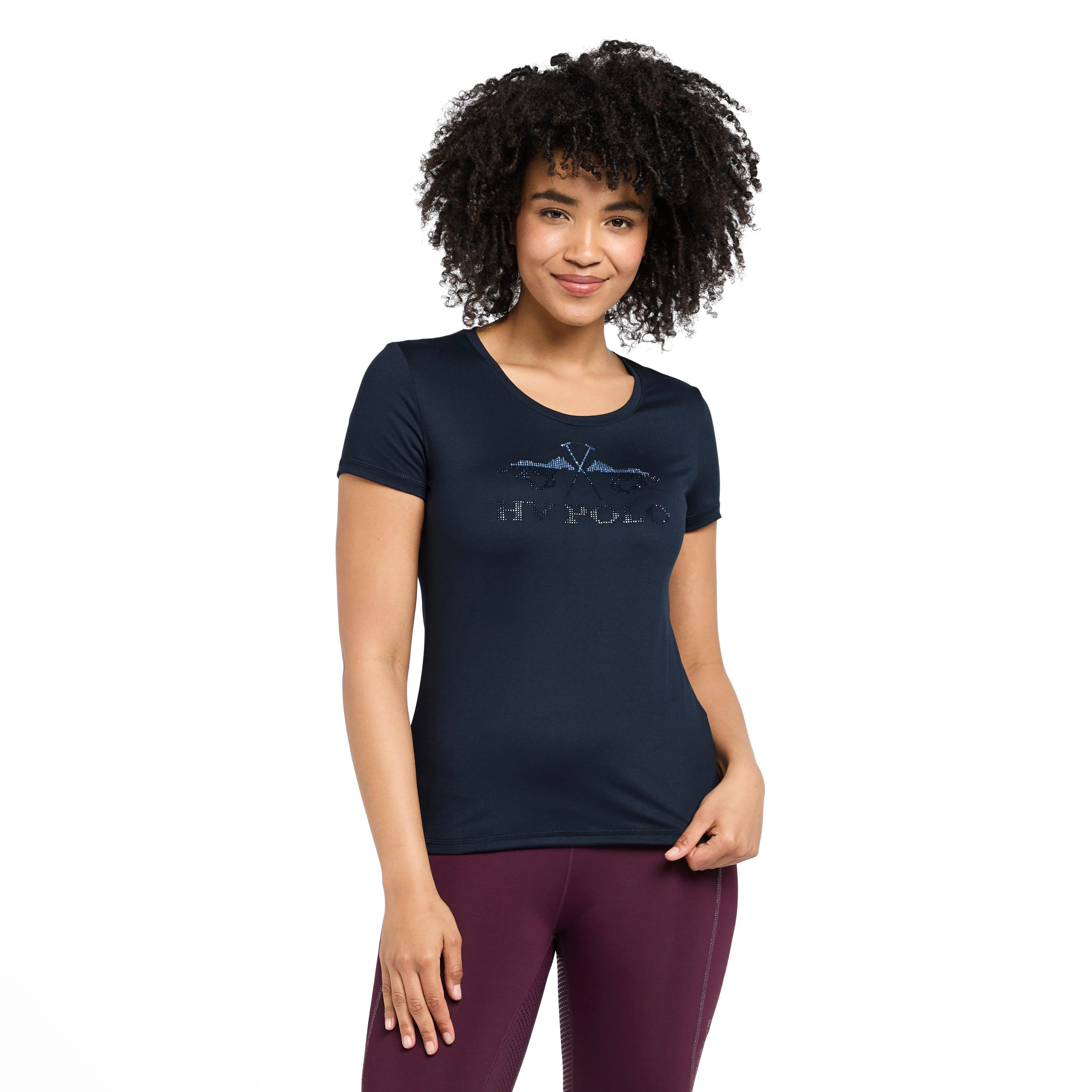 Womens Favouritas Limited Tech T-Shirt Navy - Image 6