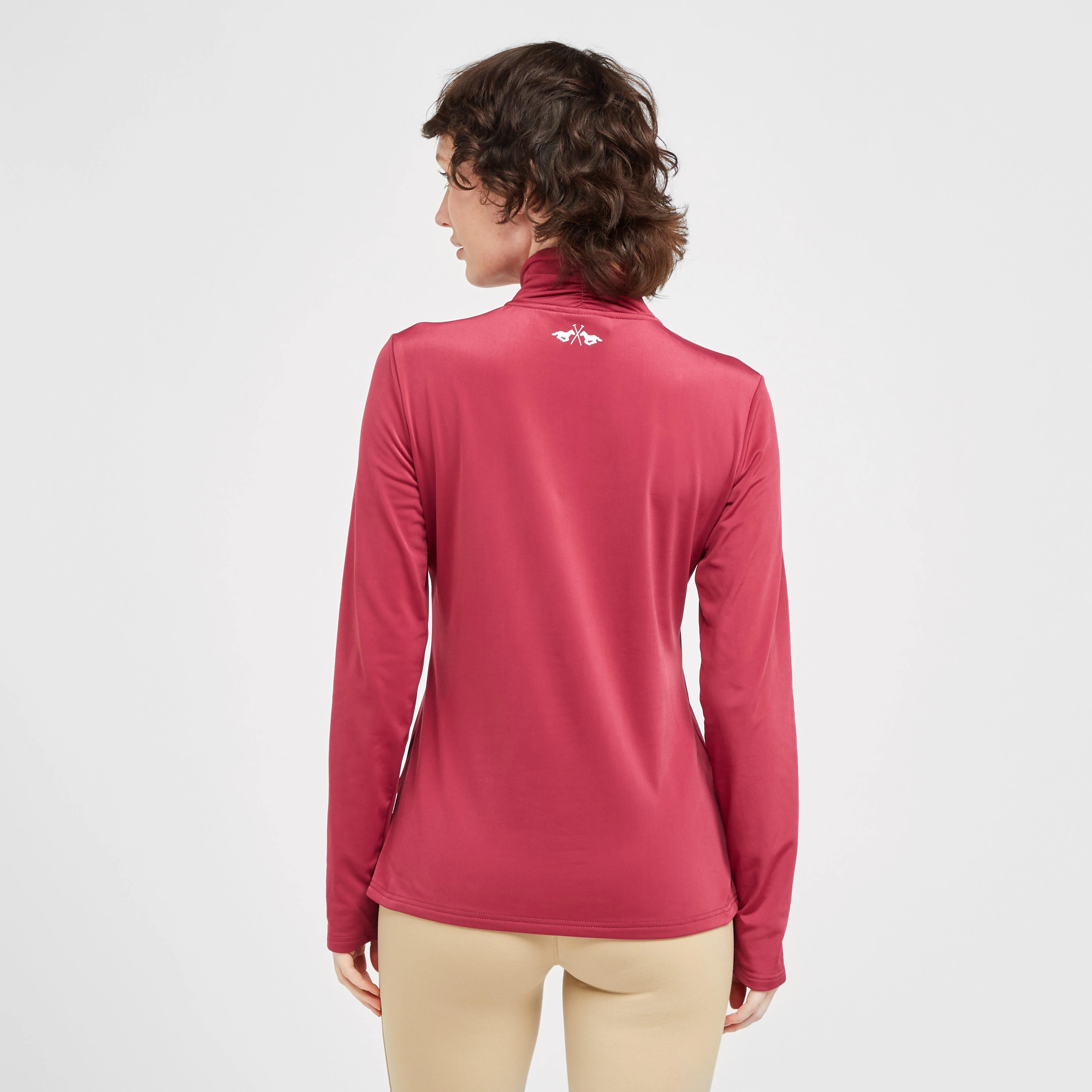 Womens Lumi Top Bordeaux - Image 2