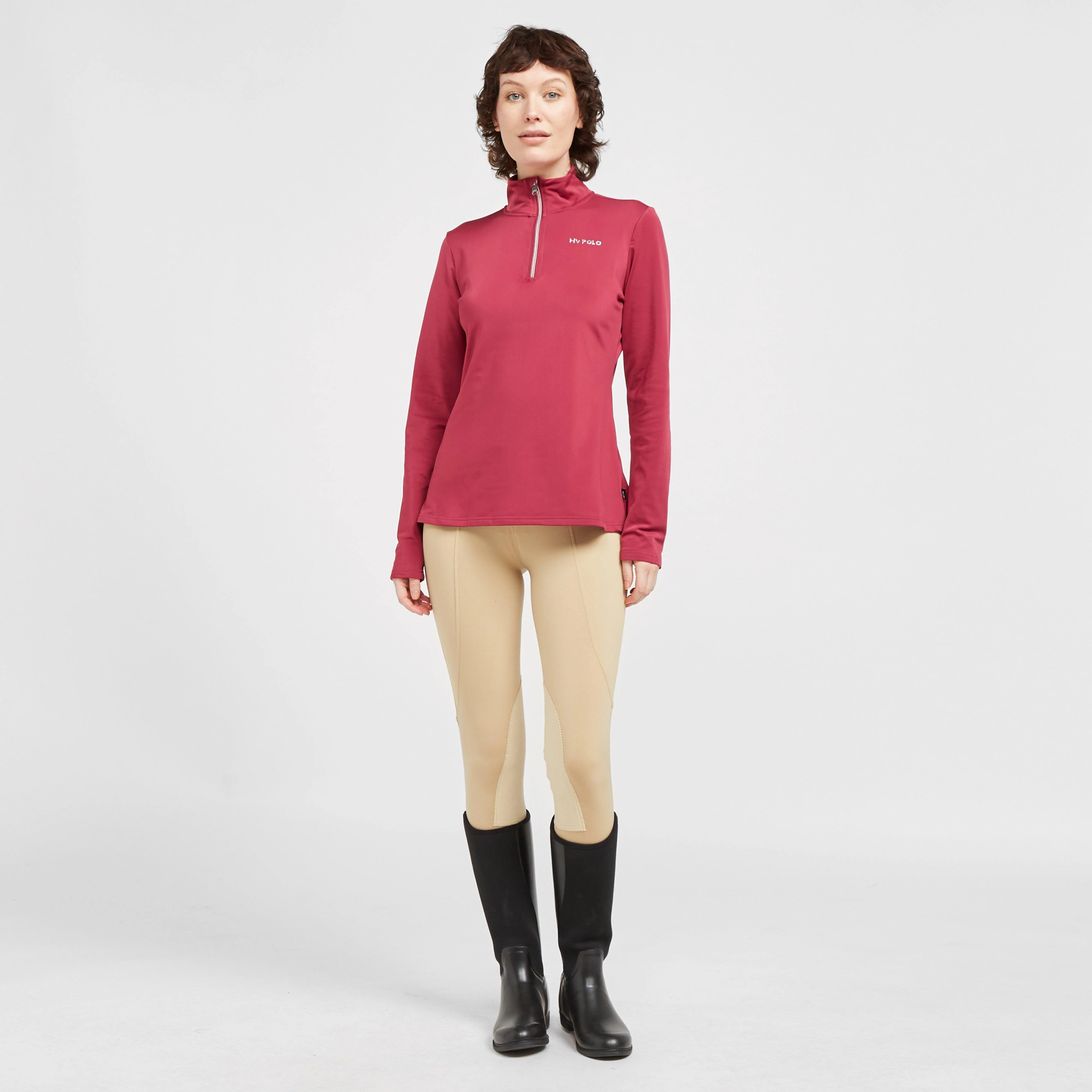 Womens Lumi Top Bordeaux - Image 3
