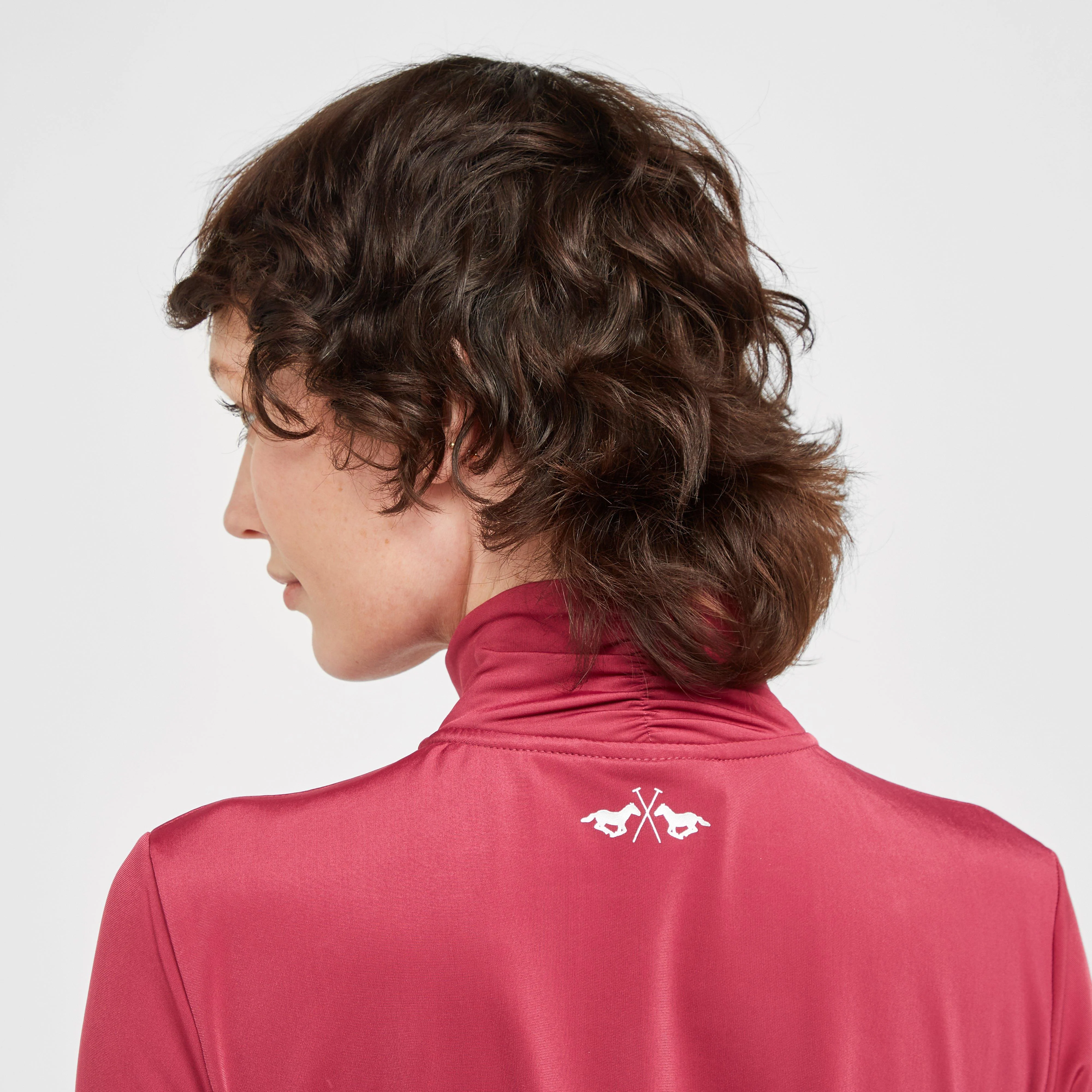 Womens Lumi Top Bordeaux - Image 5