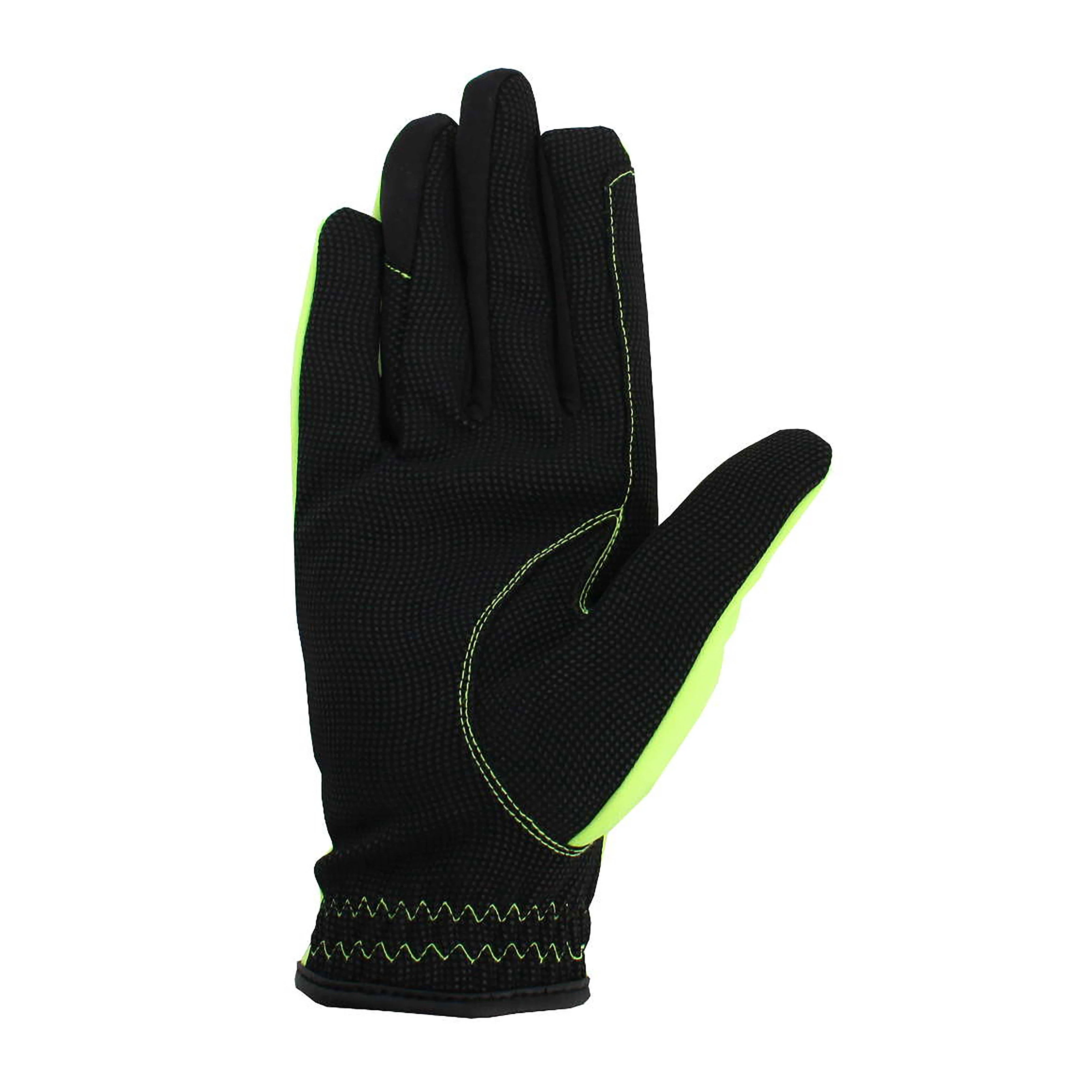 Hy5 Childs Reflective Softshell Gloves Yellow - Image 3