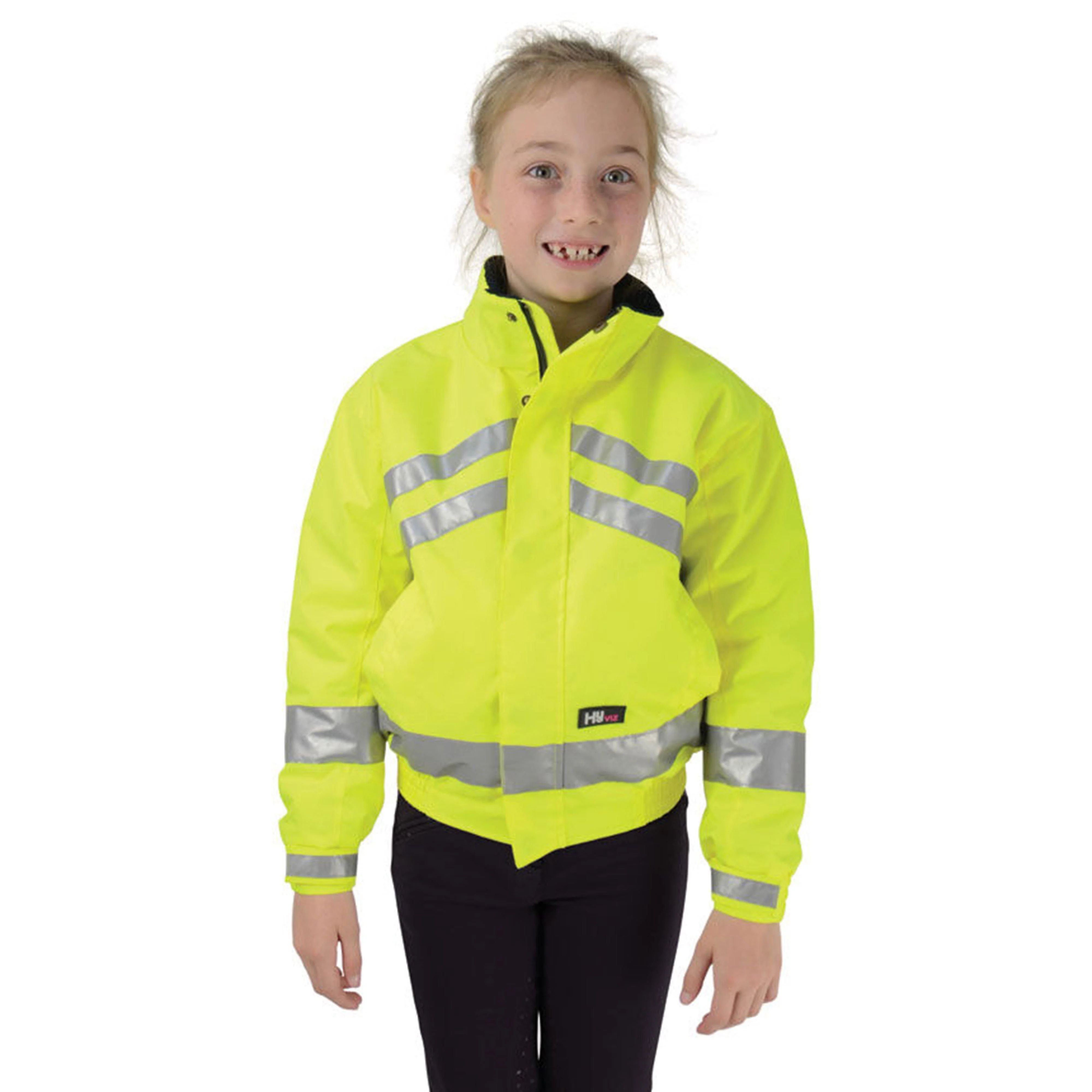 HyVIZ Reflective Waterproof Children’s Blouson Yellow - Image 5
