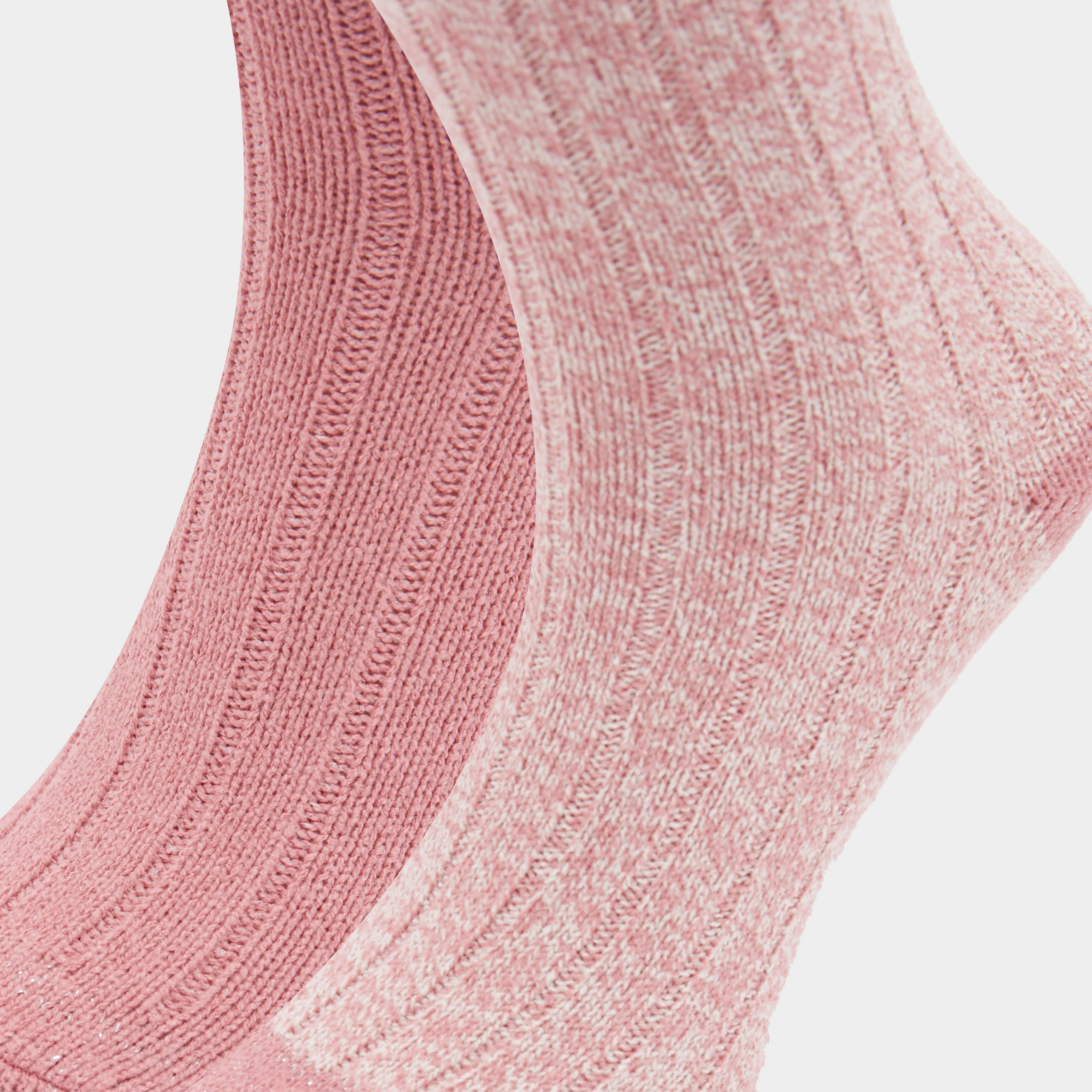 Womens Supersoft Boot Socks 2 Pack Rose - Image 5