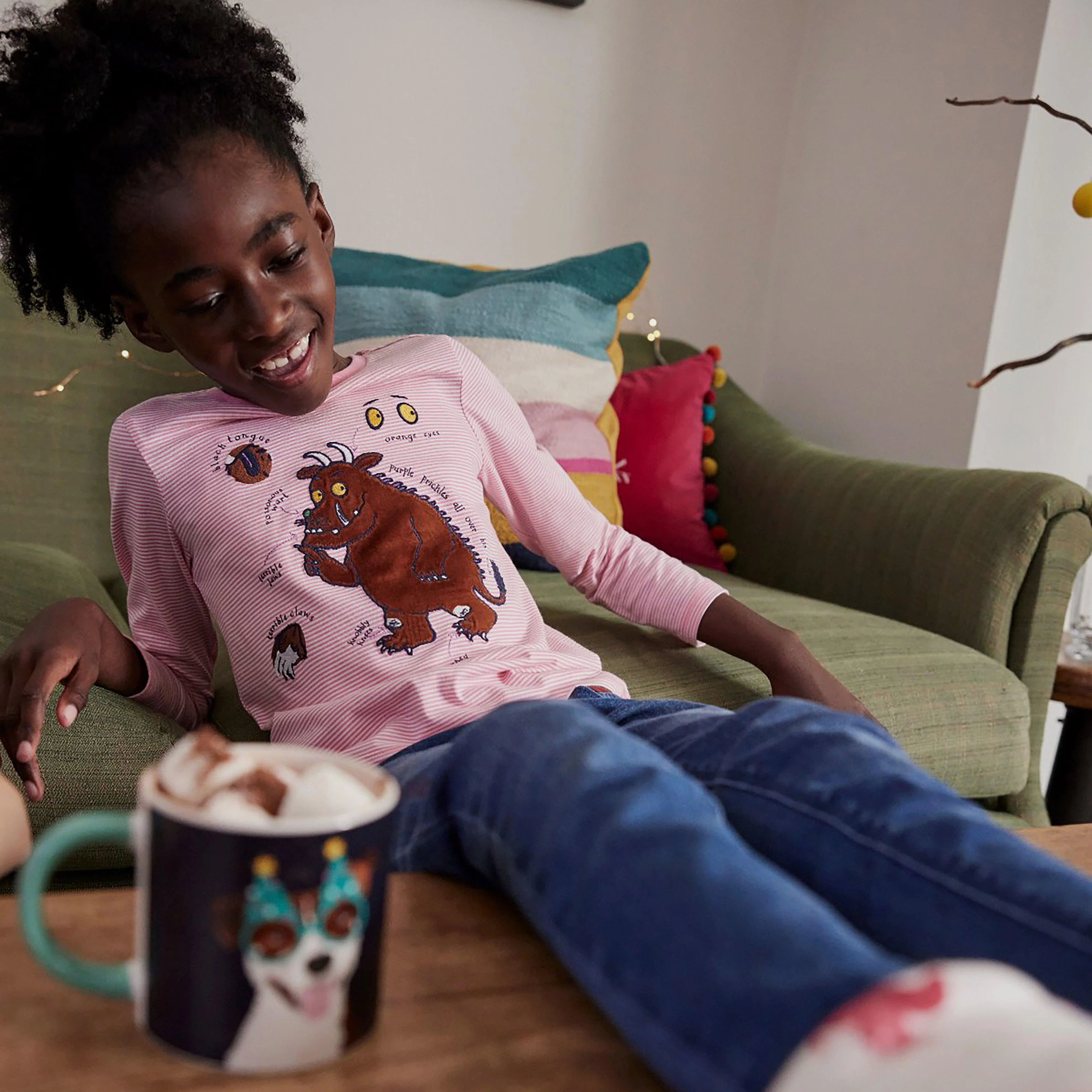 Childs Gruffalo Ava Top Gruffalo Pink Stripe - Image 6