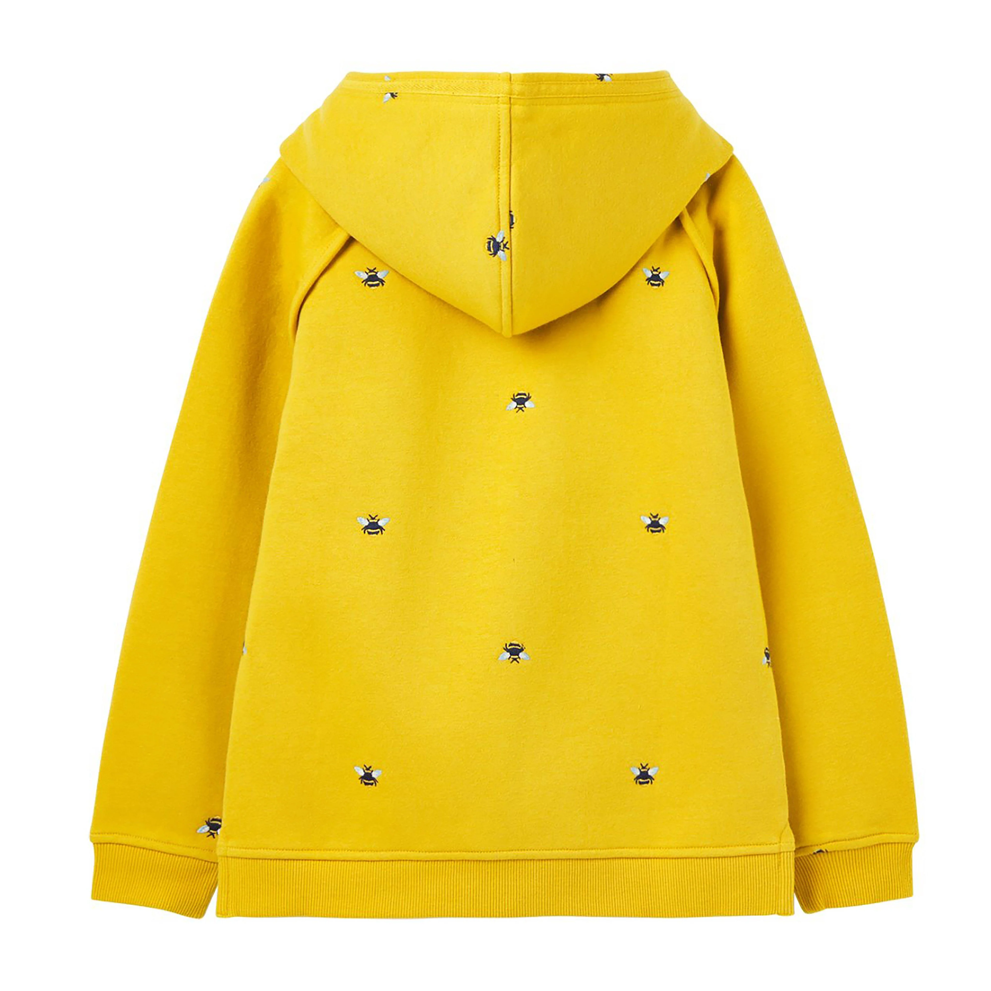 Childs Lucas Embroidered Hoodie Yellow Bee - Image 2