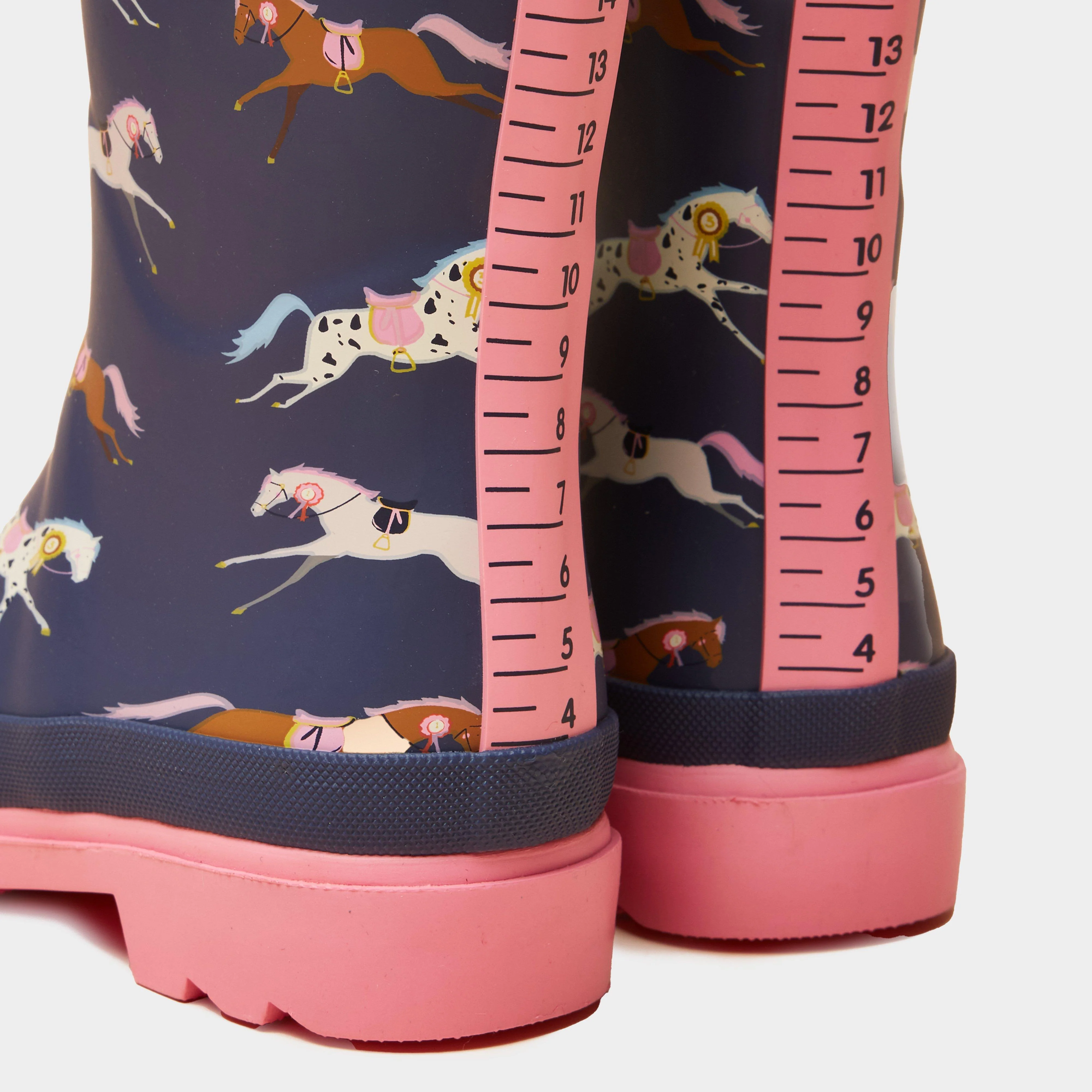 Kids' Horse Printed Wellies - Image 5