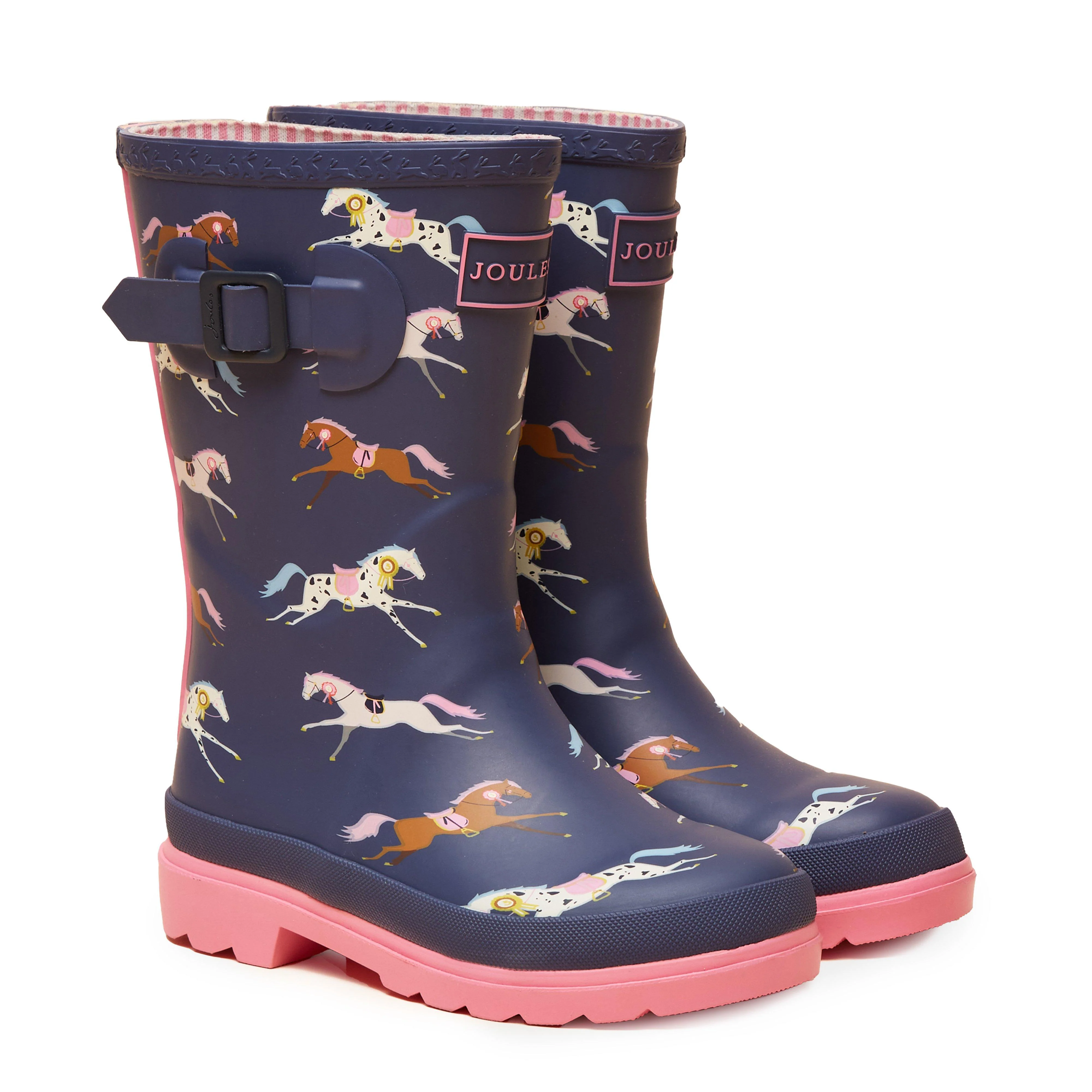 Kids' Horse Printed Wellies - Image 7
