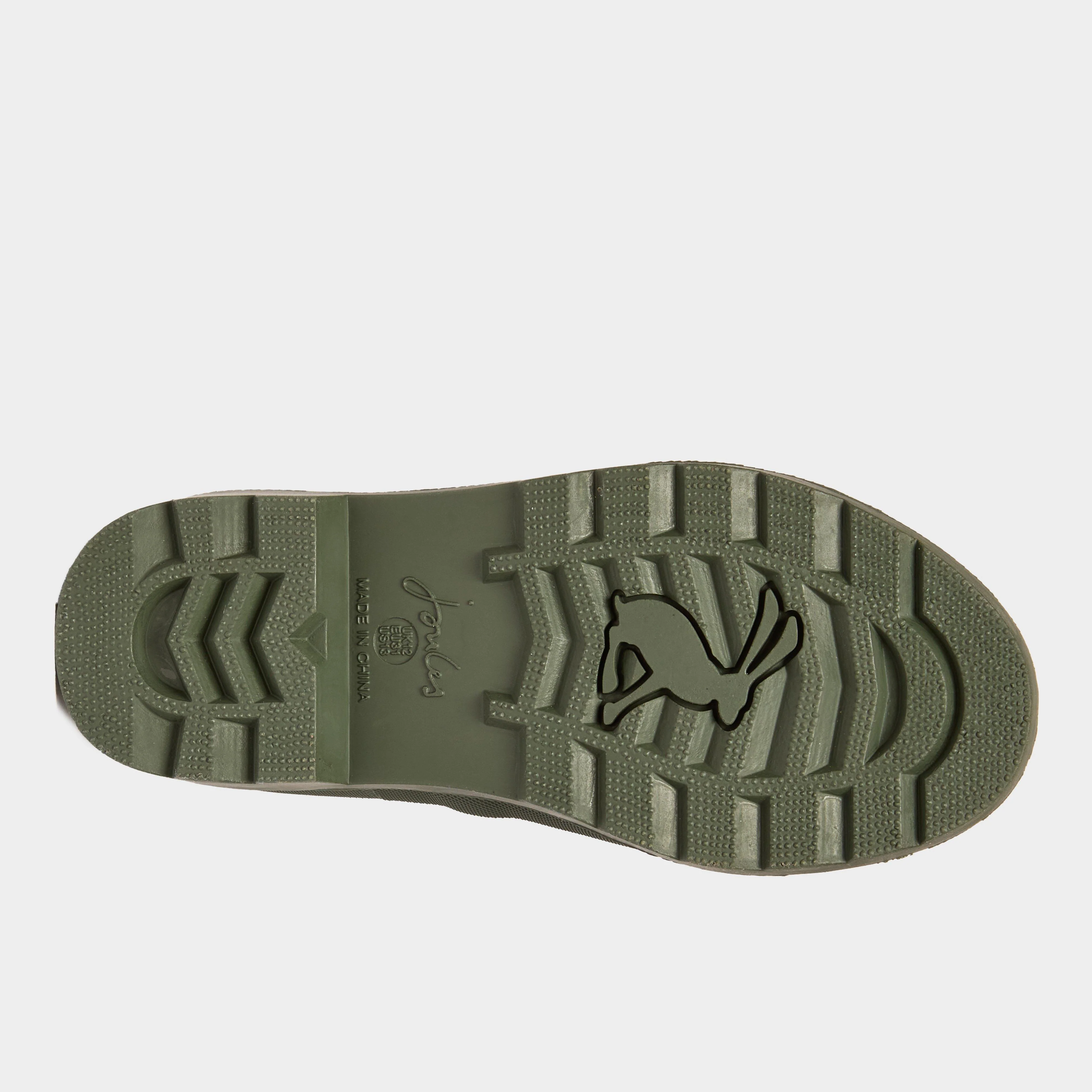 Kids Printed Wellies Khaki Green - Image 4