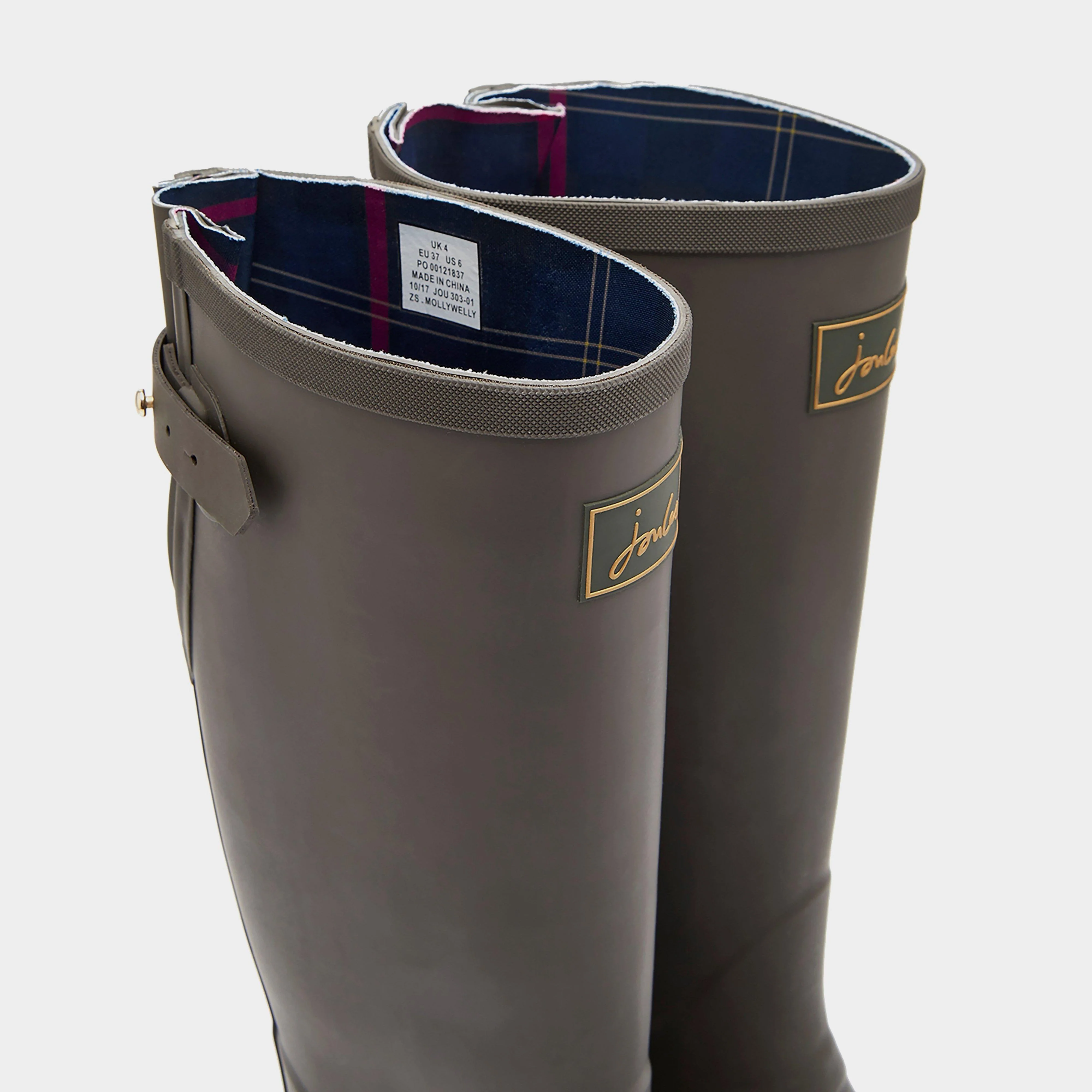 Ladies Adjustable Field Wellies Olive - Image 4