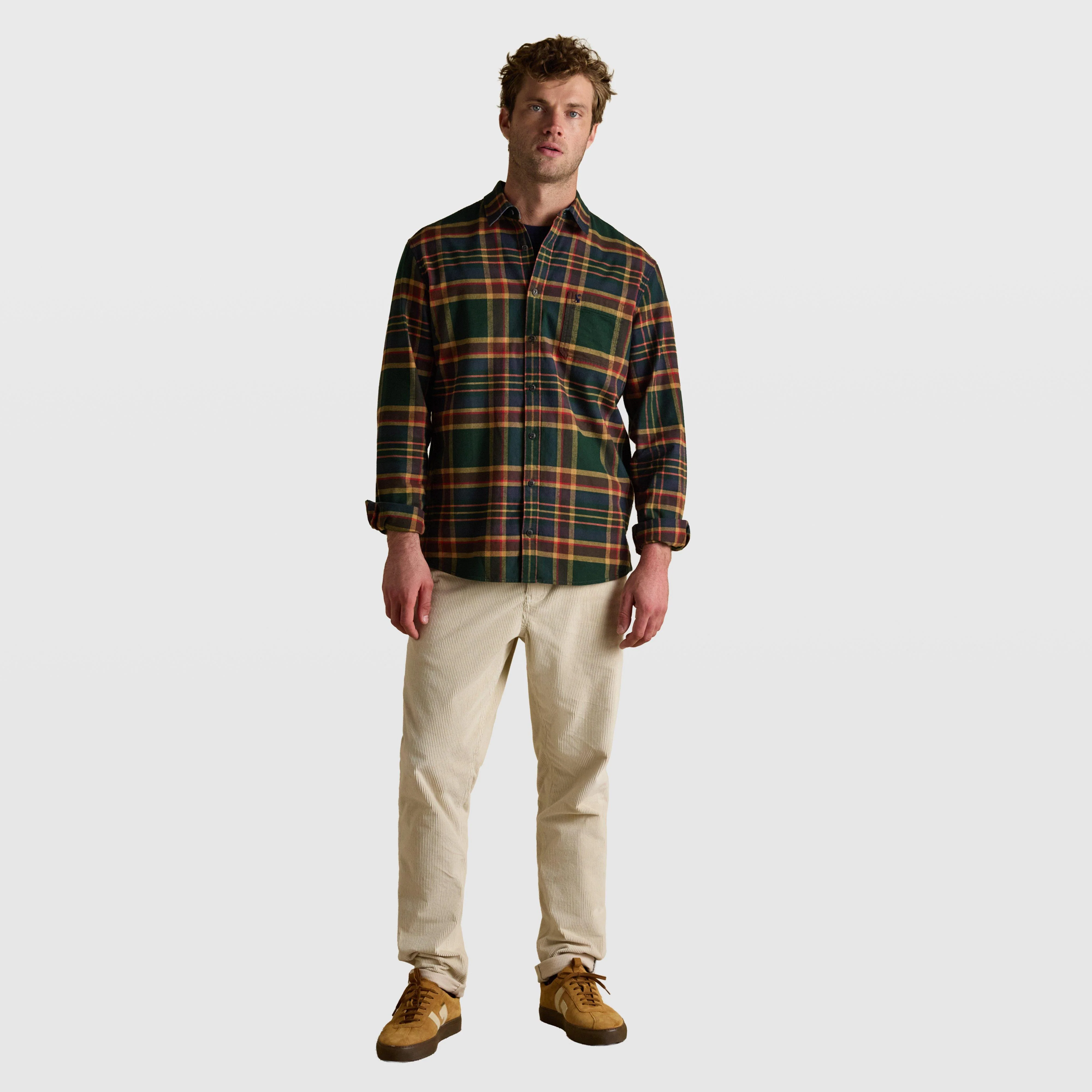 Men's Brushed Flannel Shirt - Image 11