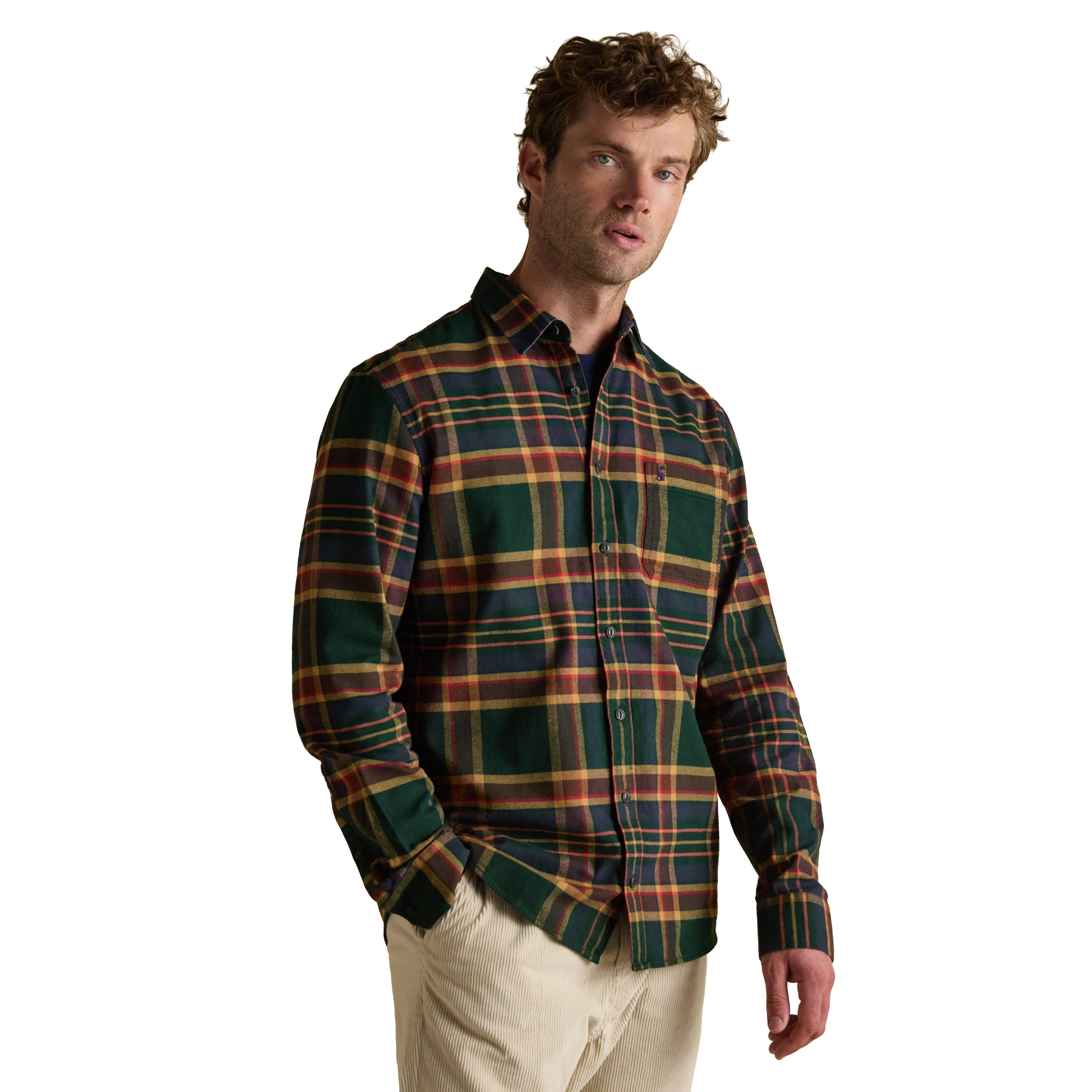 Men's Brushed Flannel Shirt - Image 15