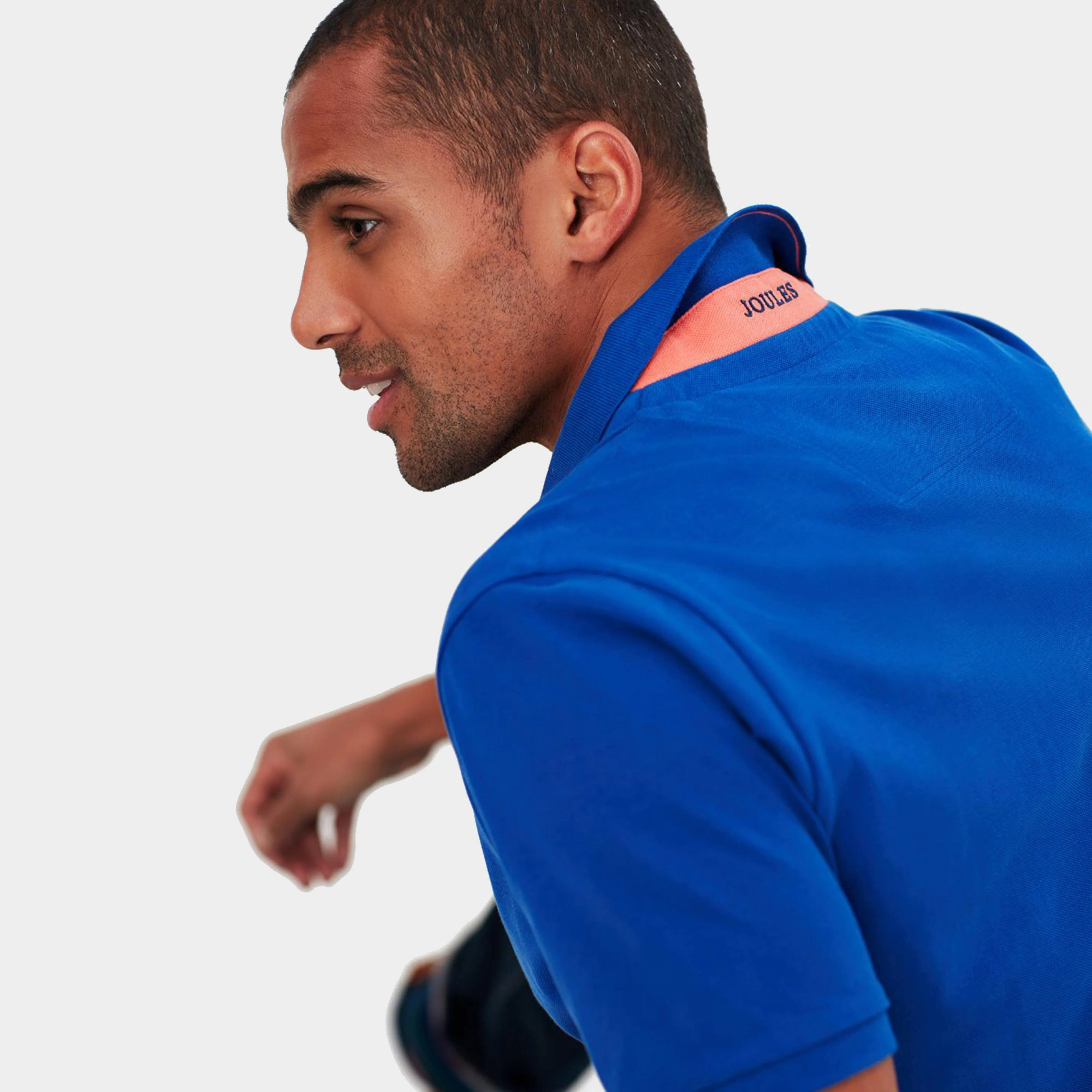 Mens Woody Polo Shirt Blue - Image 6