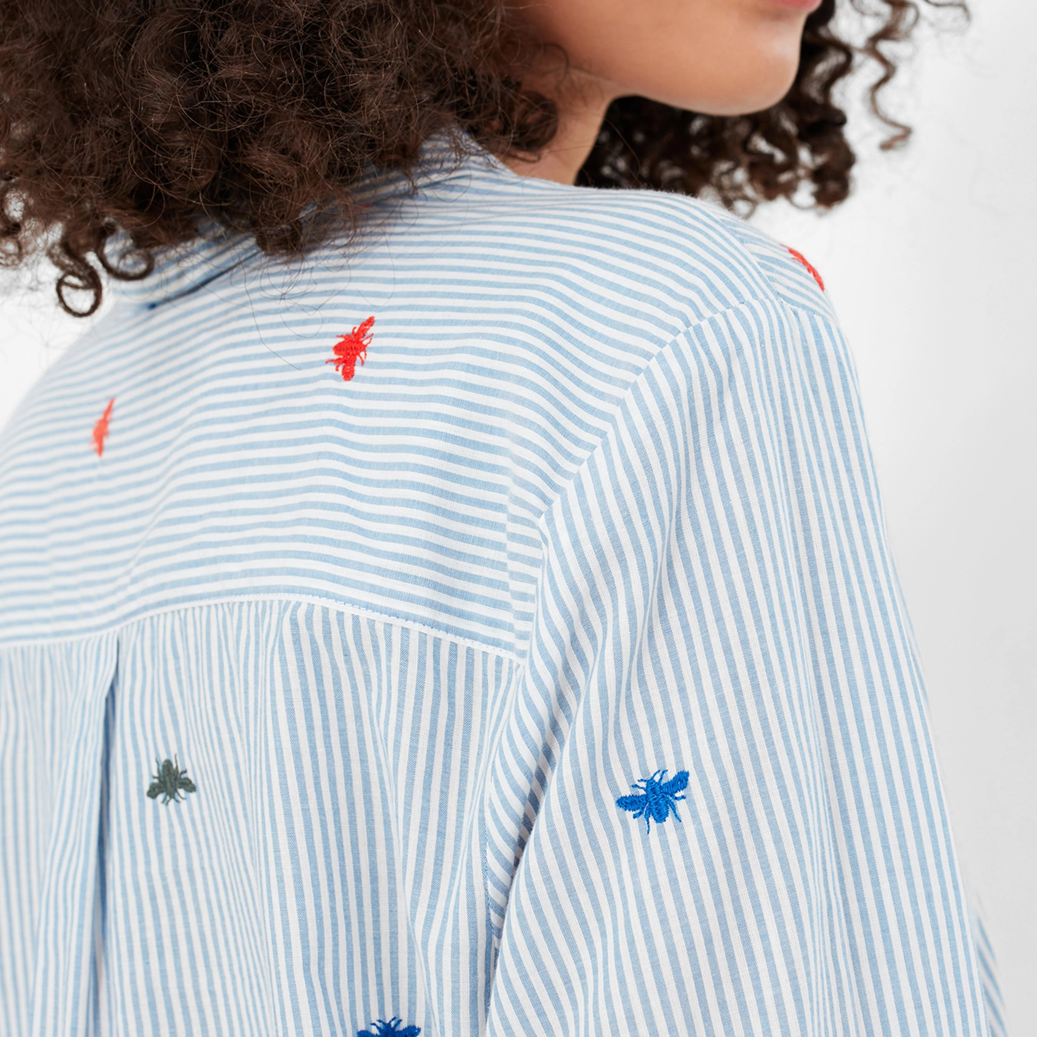 Womens Cornelia Shirt Blue Bees - Image 6