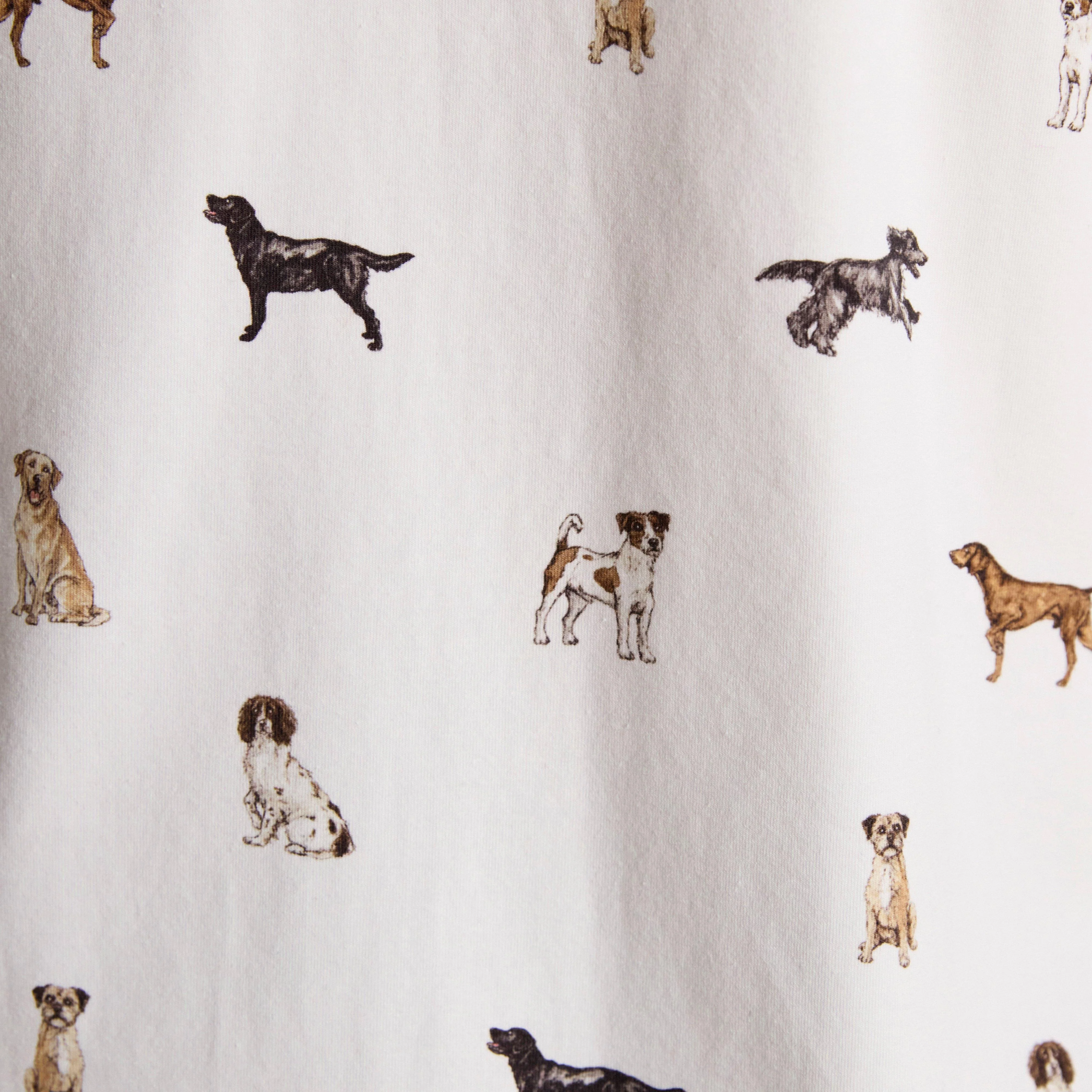 Womens Eleanor Tomlinson Dogs Jersey Shirt White - Image 6