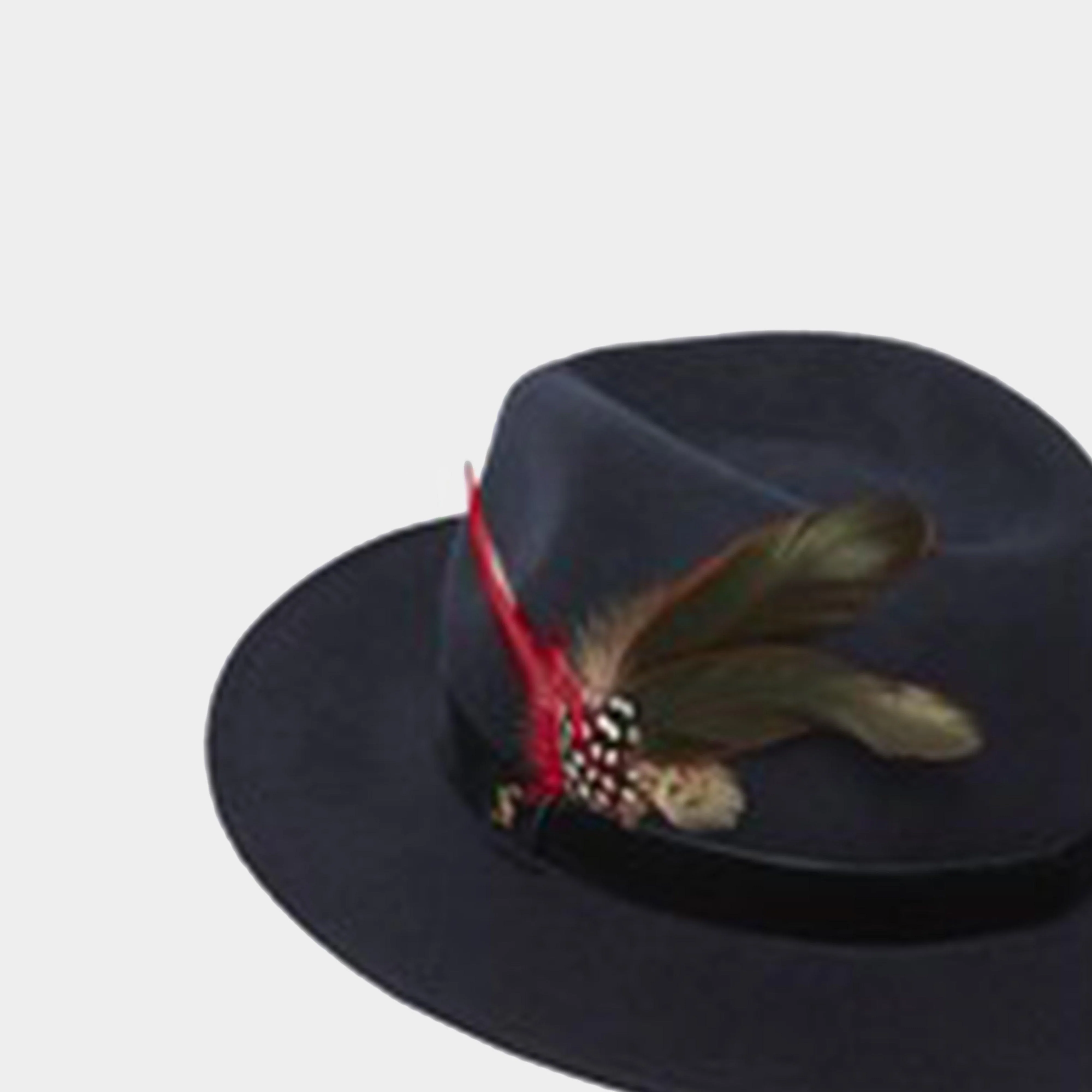 Womens Fedora Hat French Navy - Image 4