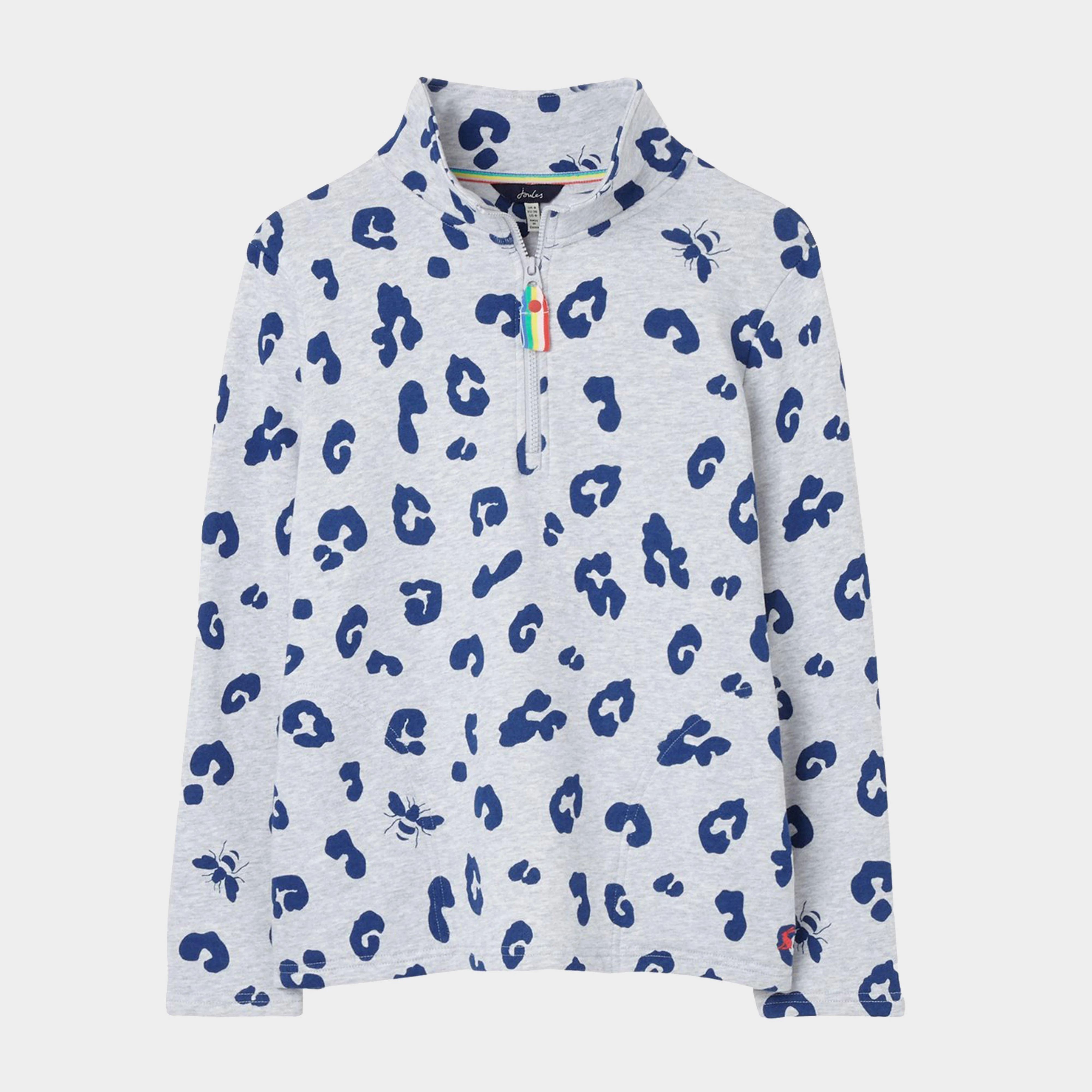 Womens Pip Print Sweatshirt Grey Leopard