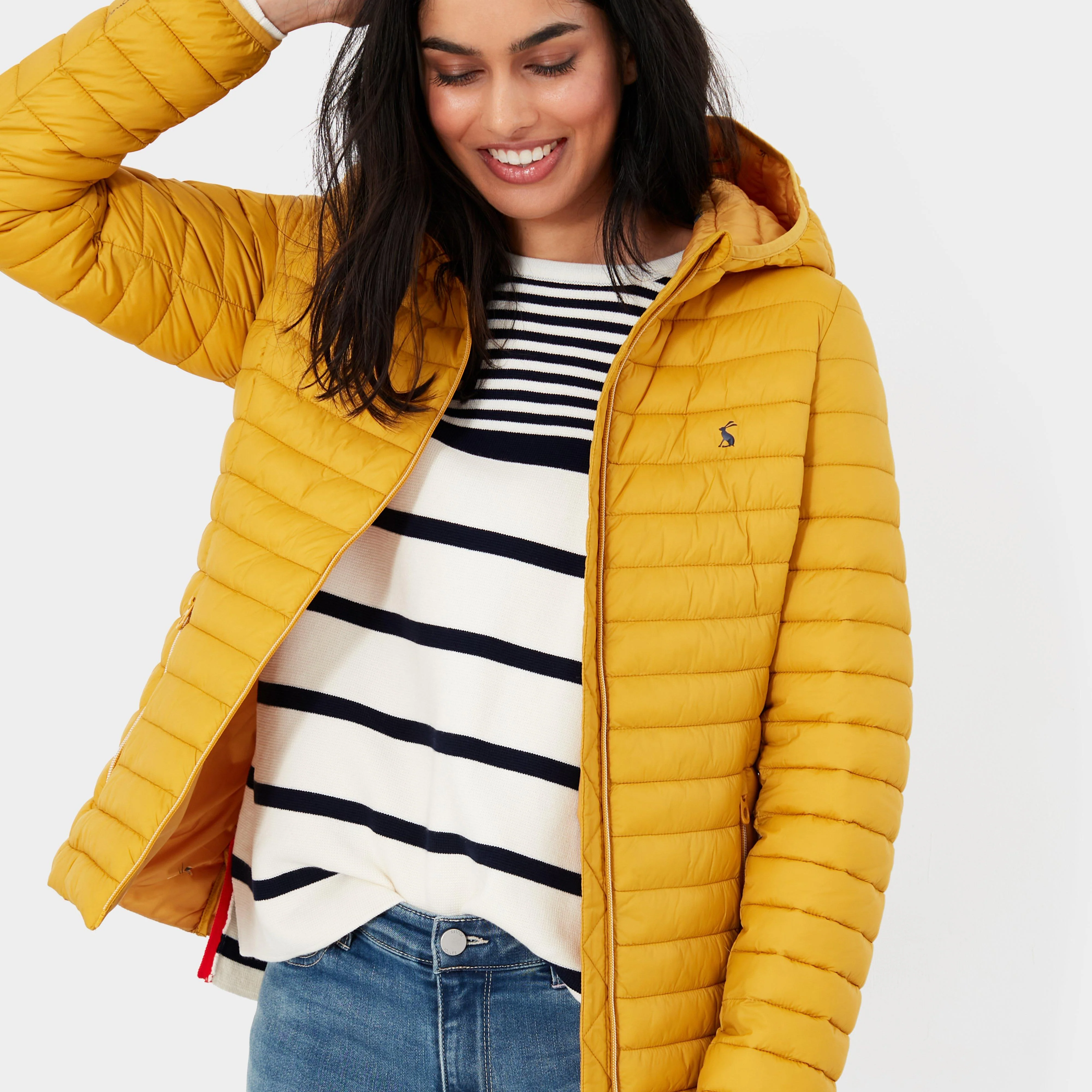 Womens Snug Jacket Antique Gold - Image 6